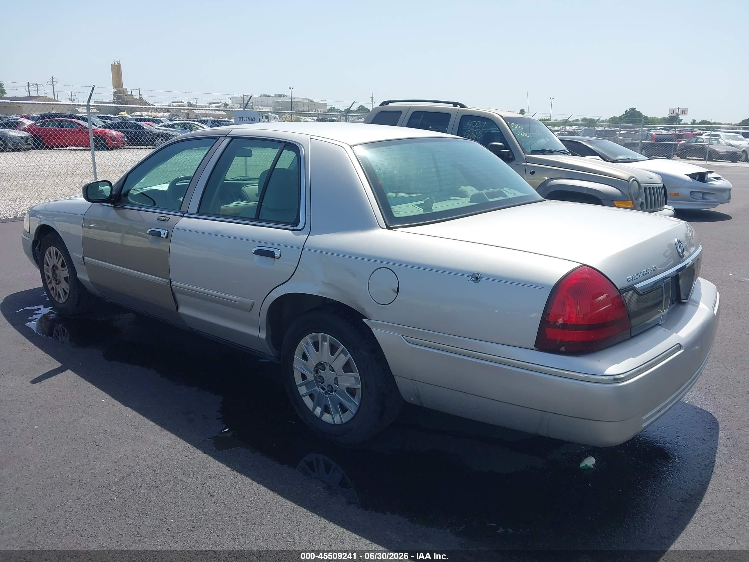 2006 Mercury Grand Marquis Gs Silver vin: 2MEFM74V66X645175