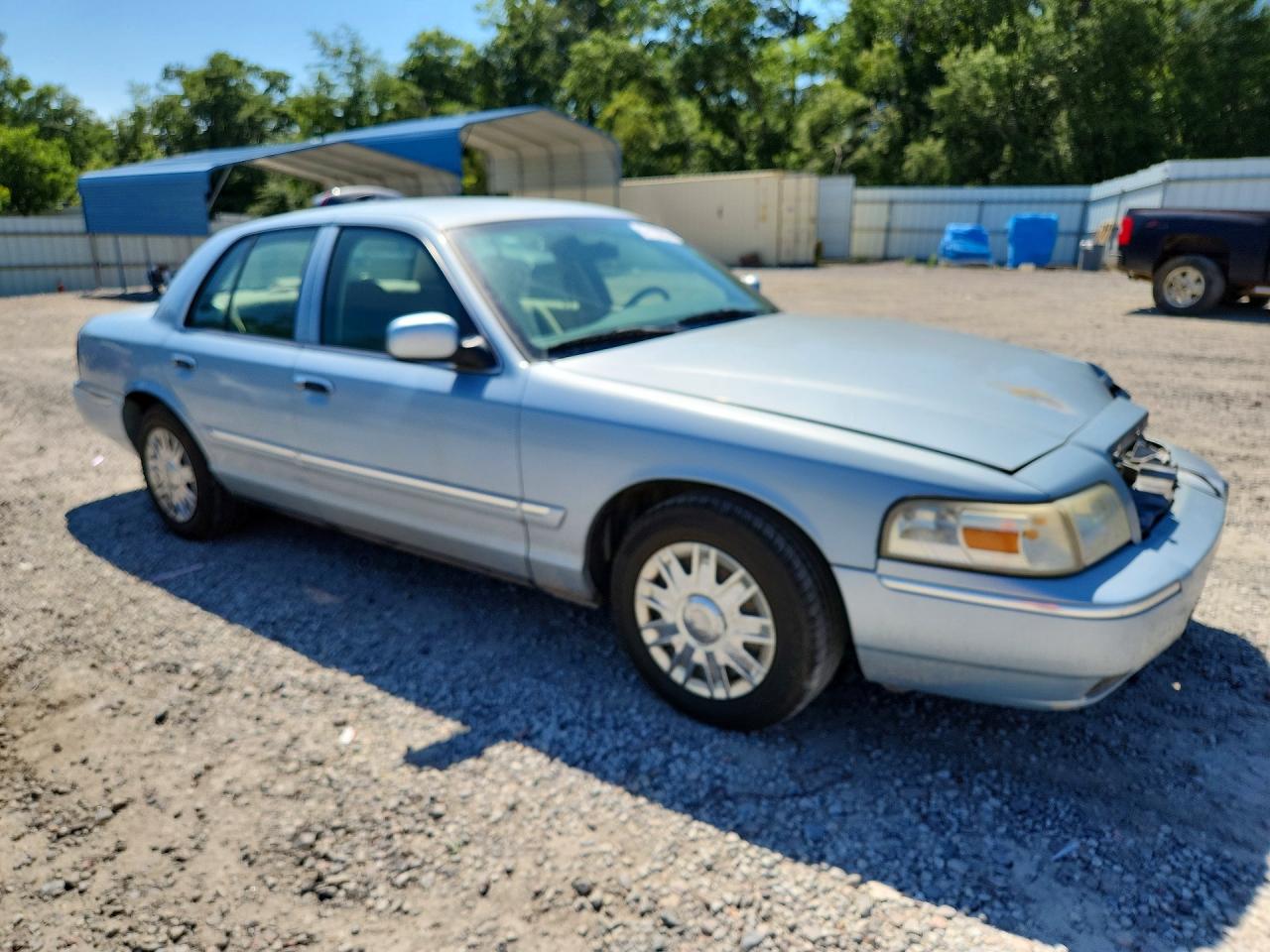 2007 Mercury Grand Marquis Gs Синий vin: 2MEFM74V67X613411