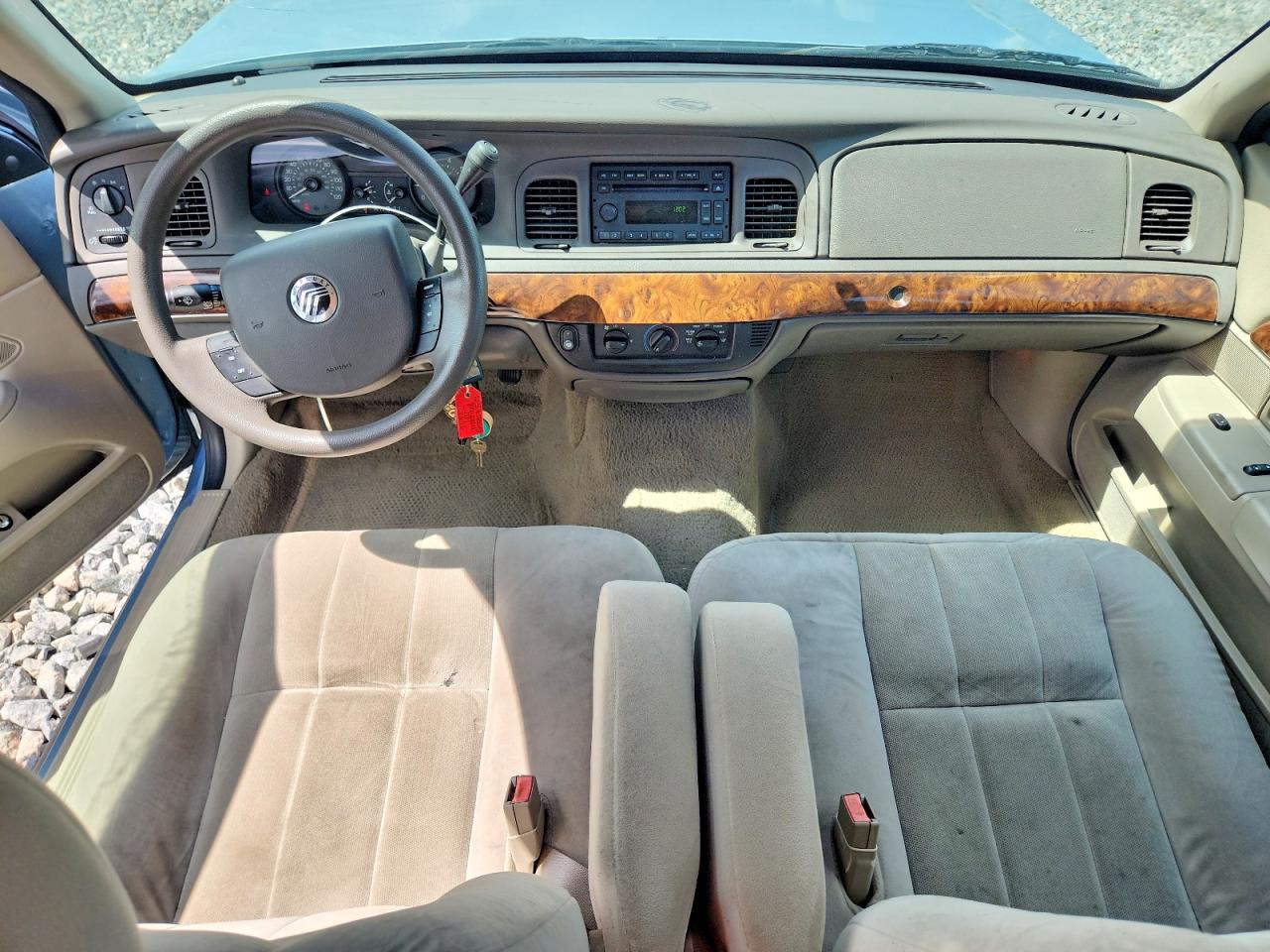 2007 Mercury Grand Marquis Gs Turquoise vin: 2MEFM74V77X634977