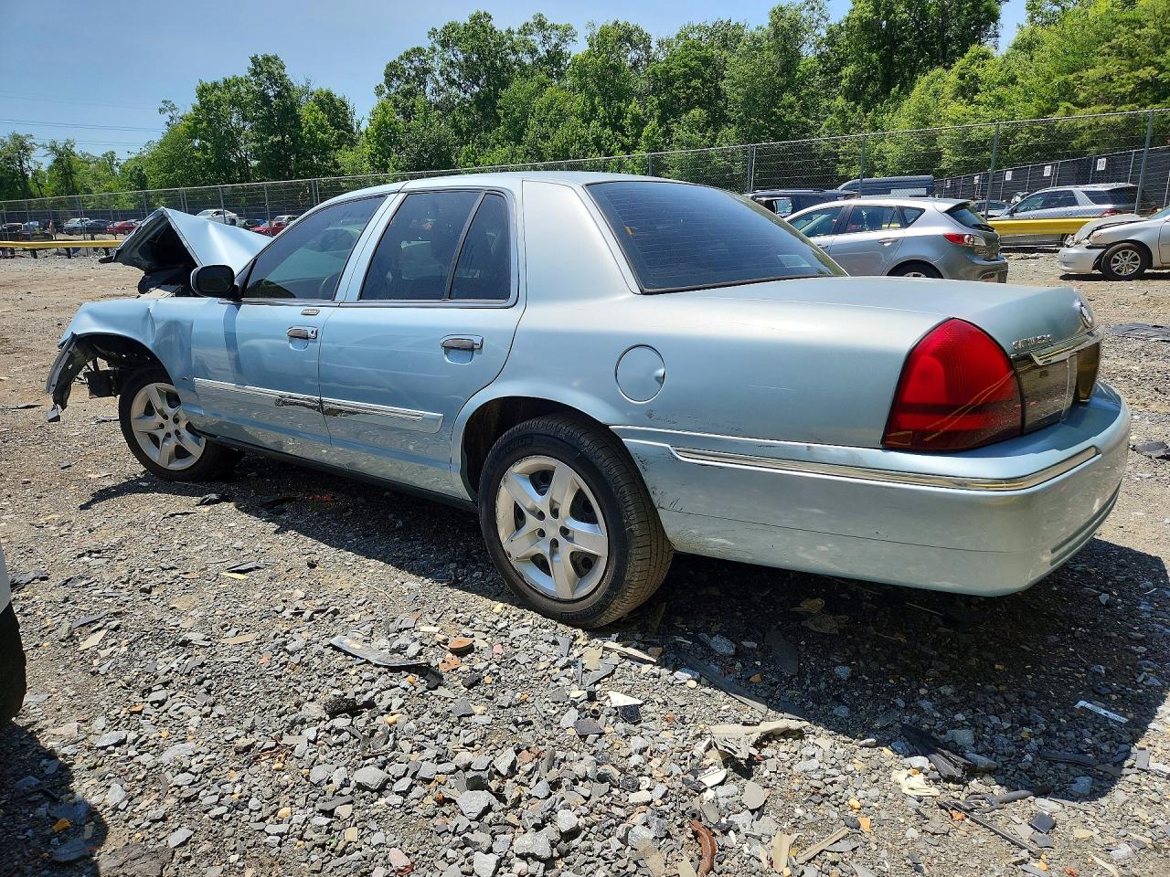 2008 Mercury Grand Marquis Gs Blue vin: 2MEFM74V78X640537