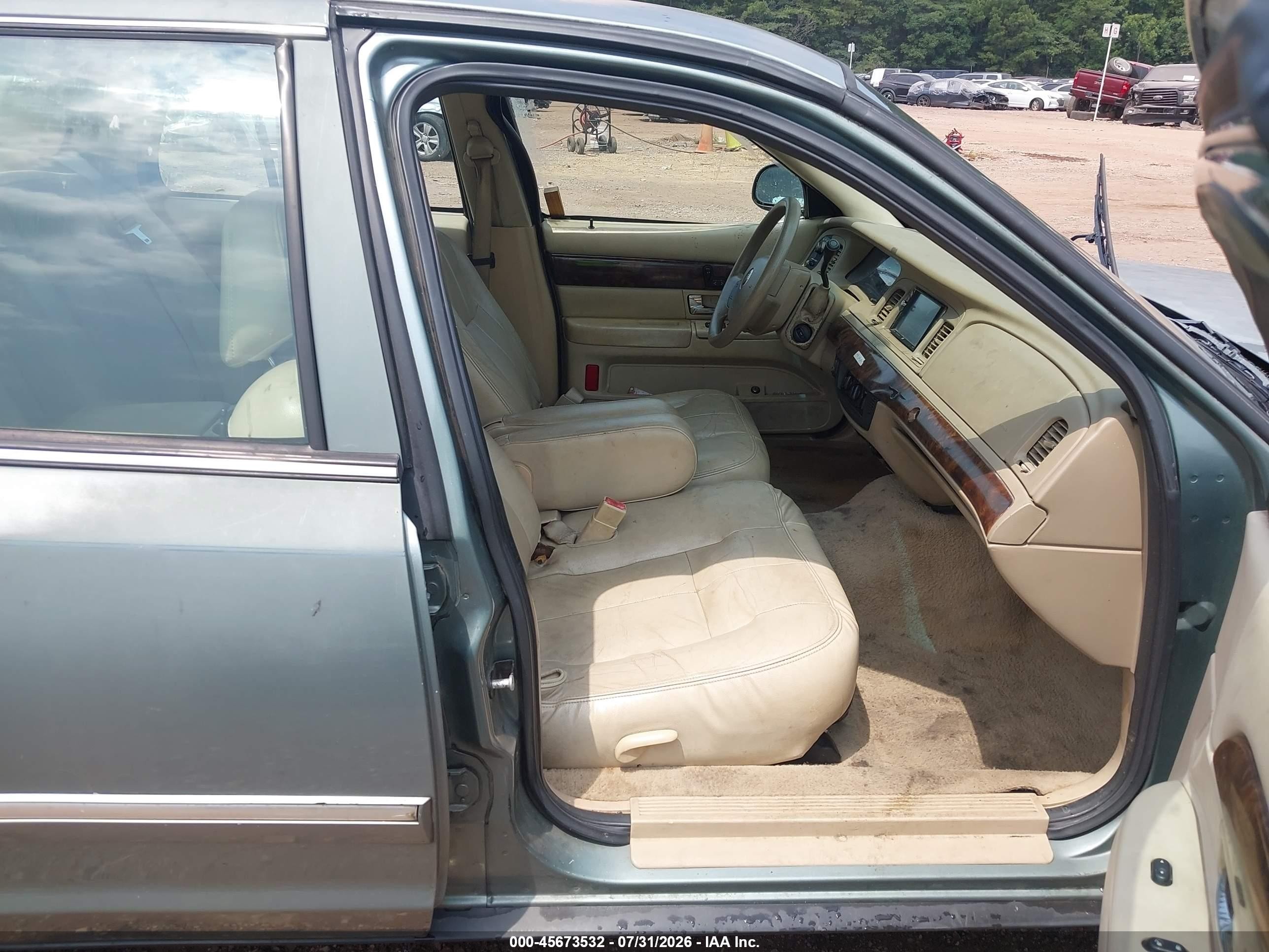 2006 Mercury Grand Marquis Gs Green vin: 2MEFM74V86X612047