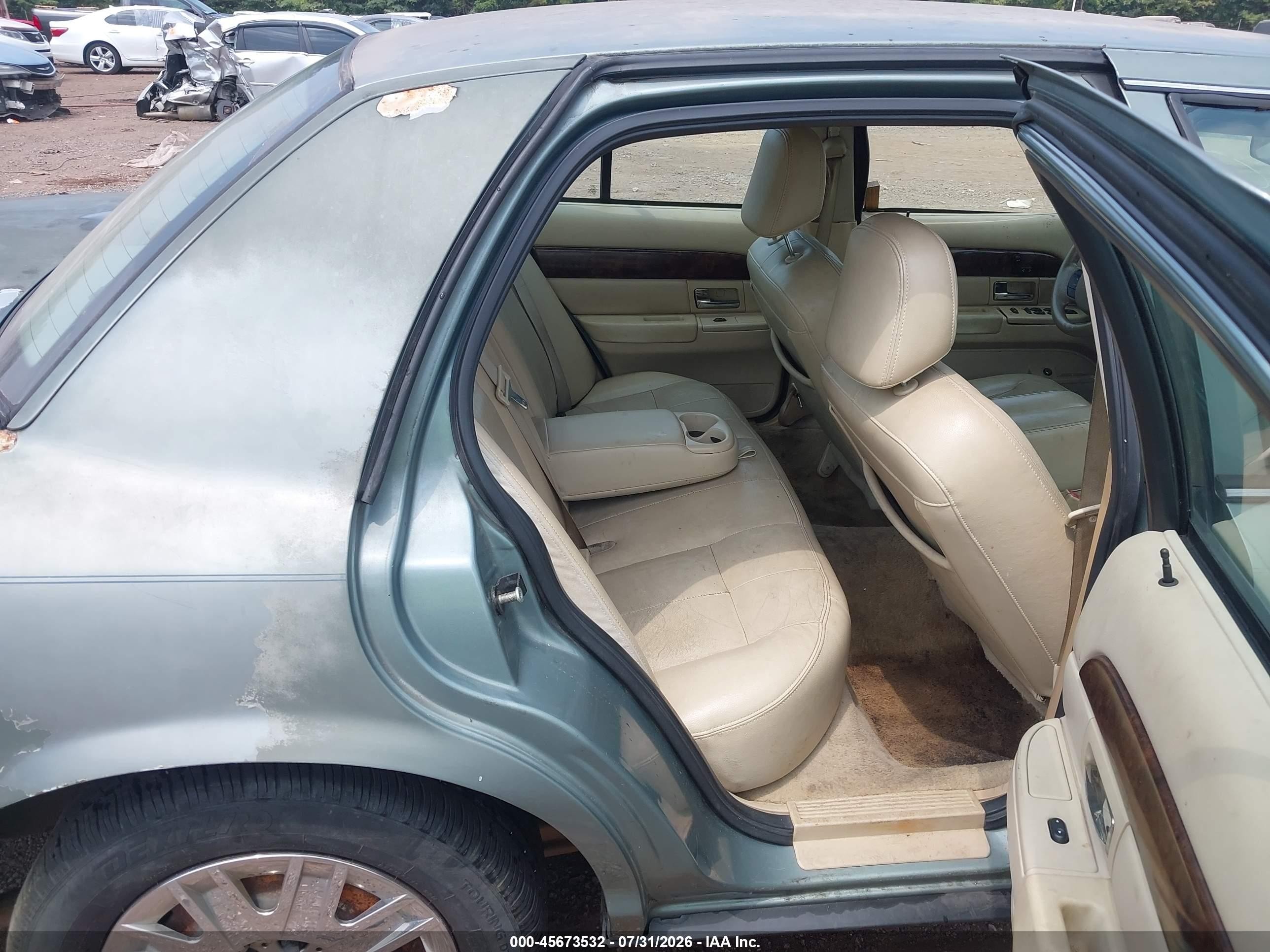 2006 Mercury Grand Marquis Gs Green vin: 2MEFM74V86X612047