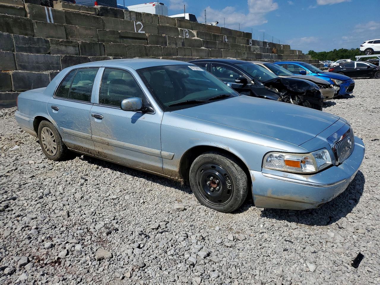2006 Mercury Grand Marquis Gs Blue vin: 2MEFM74V86X613196
