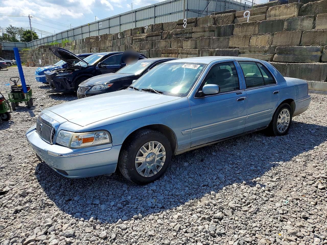 2006 Mercury Grand Marquis Gs Blue vin: 2MEFM74V86X613196