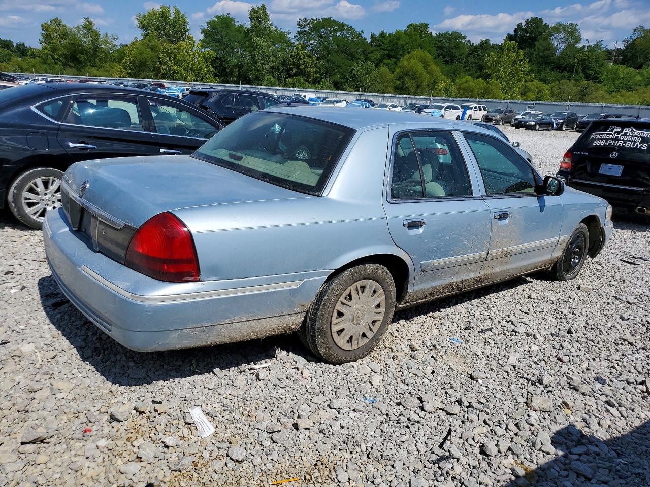 2006 Mercury Grand Marquis Gs Blue vin: 2MEFM74V86X613196