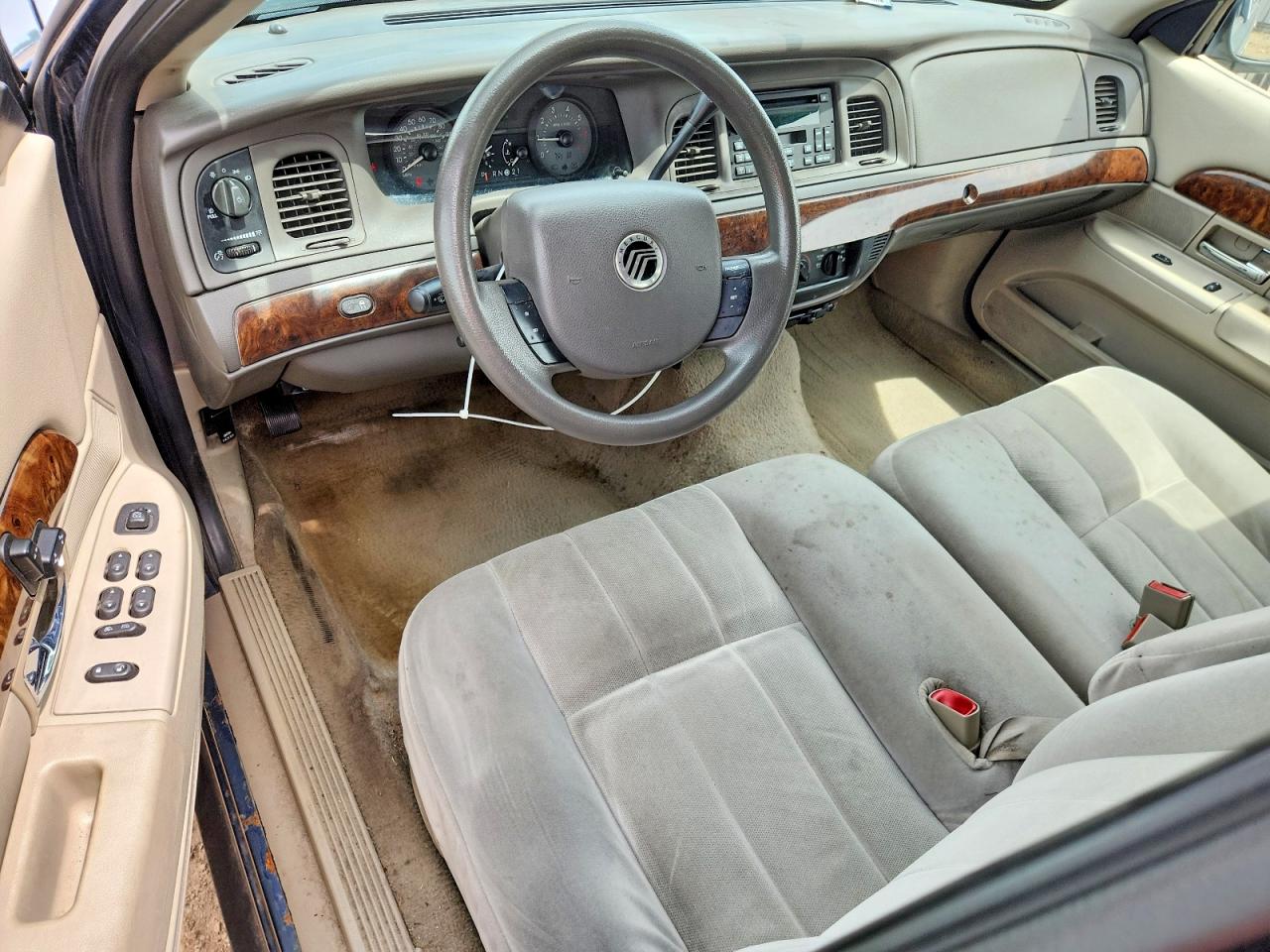 2007 Mercury Grand Marquis Gs Синий vin: 2MEFM74V87X602796