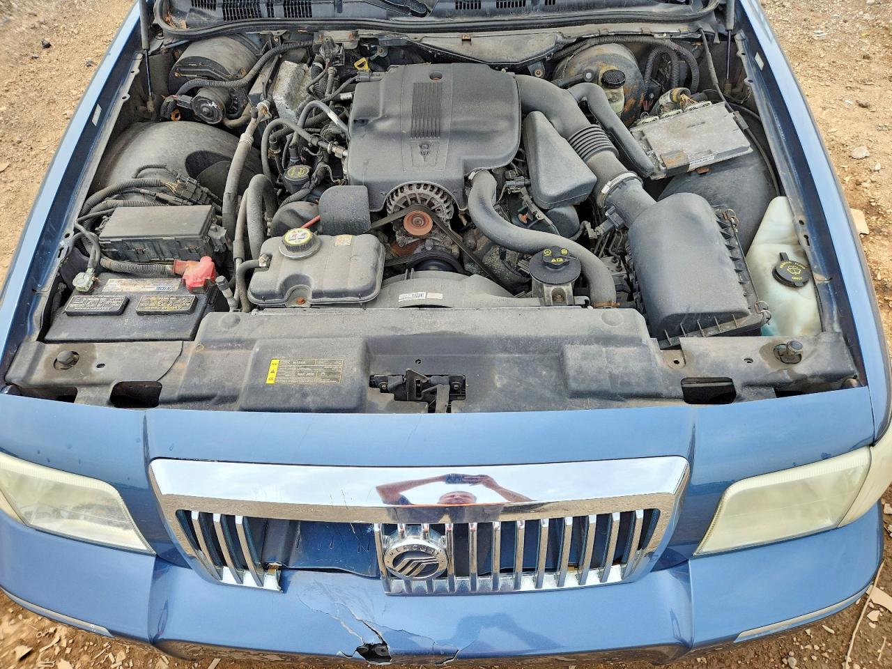 2007 Mercury Grand Marquis Gs Синий vin: 2MEFM74V87X602796