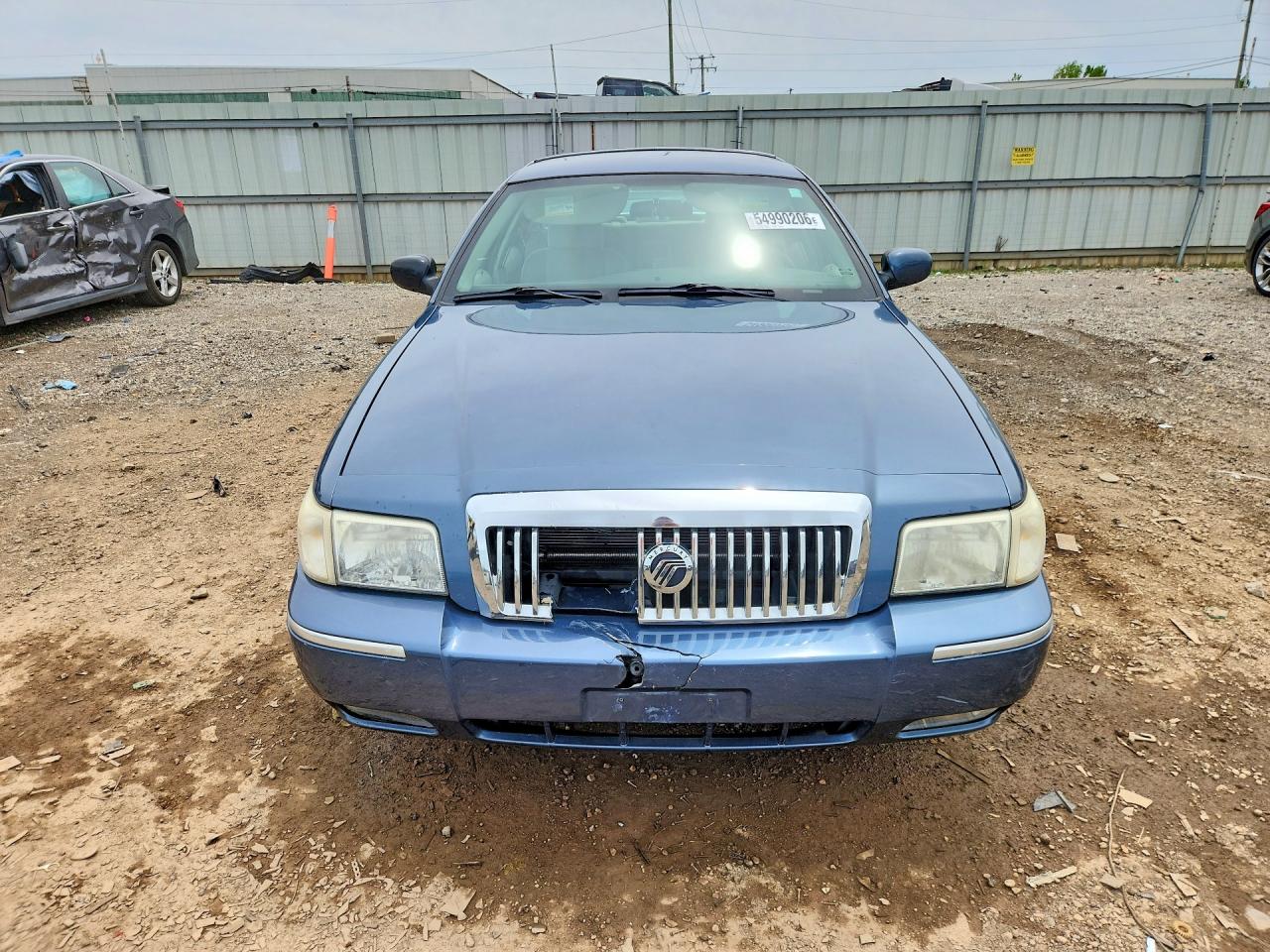2007 Mercury Grand Marquis Gs Синий vin: 2MEFM74V87X602796