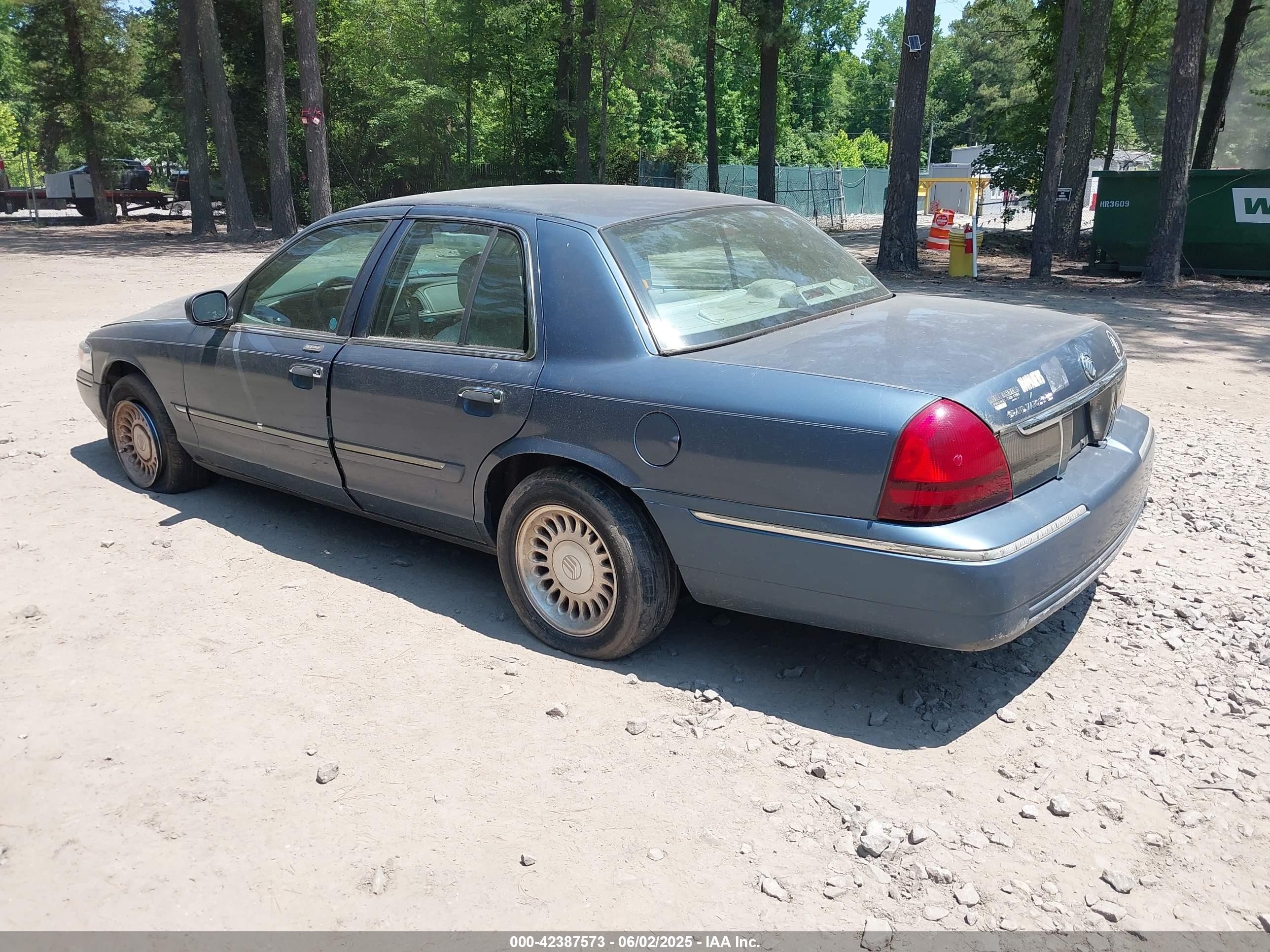 2008 Mercury Grand Marquis Gs Синий vin: 2MEFM74V88X603917