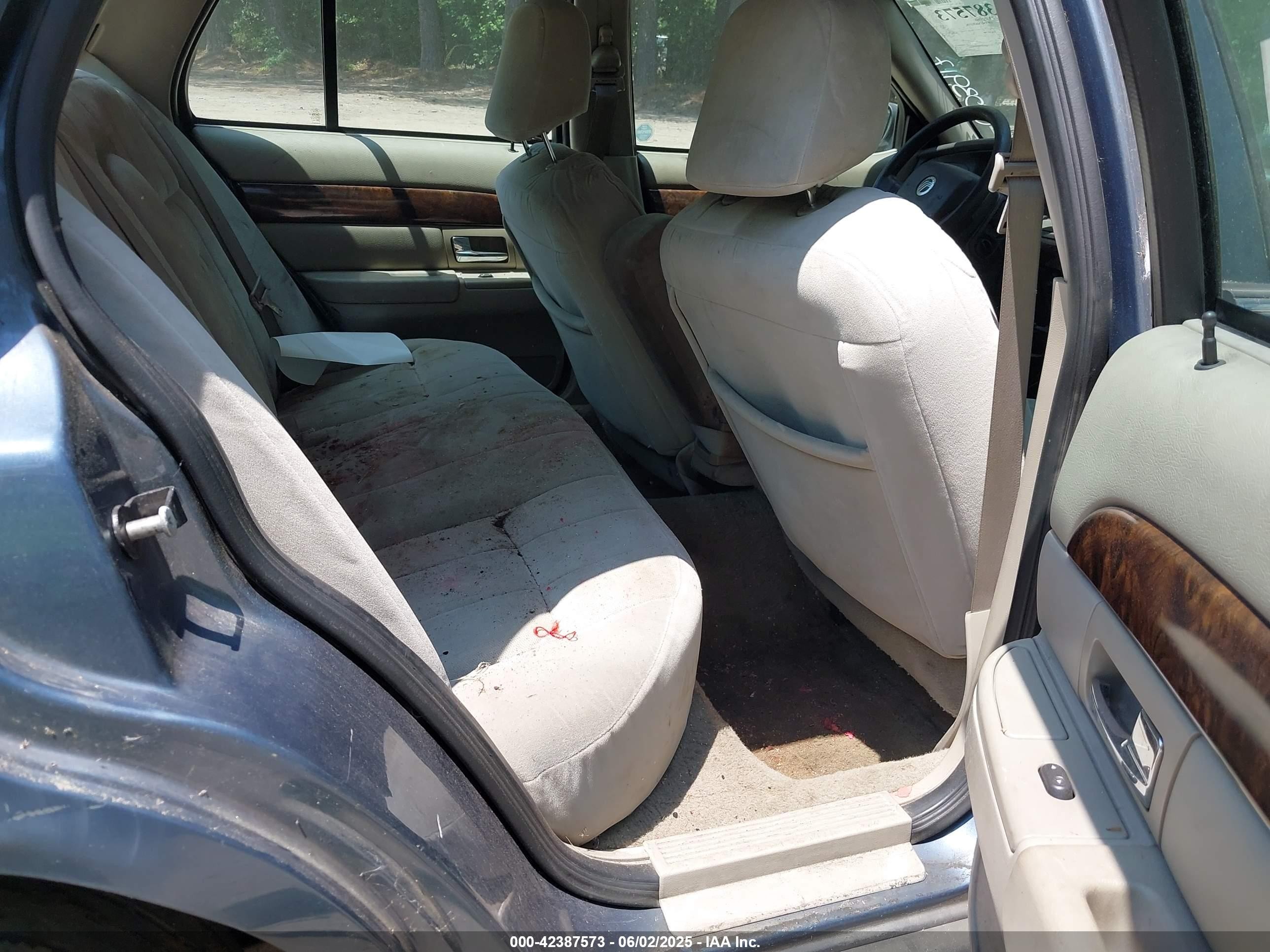 2008 Mercury Grand Marquis Gs Синий vin: 2MEFM74V88X603917
