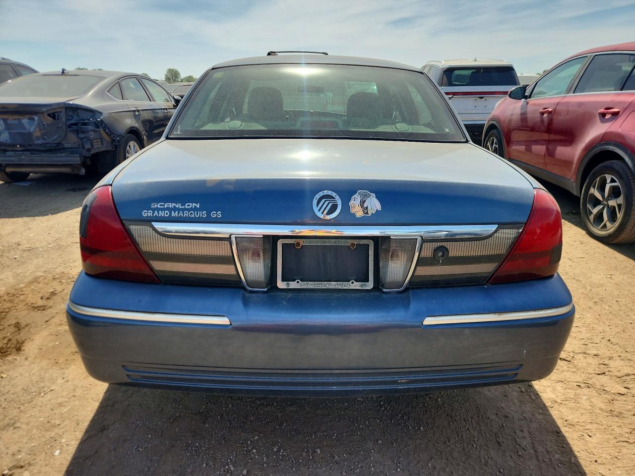 2007 Mercury Grand Marquis Gs Синий vin: 2MEFM74V97X618893