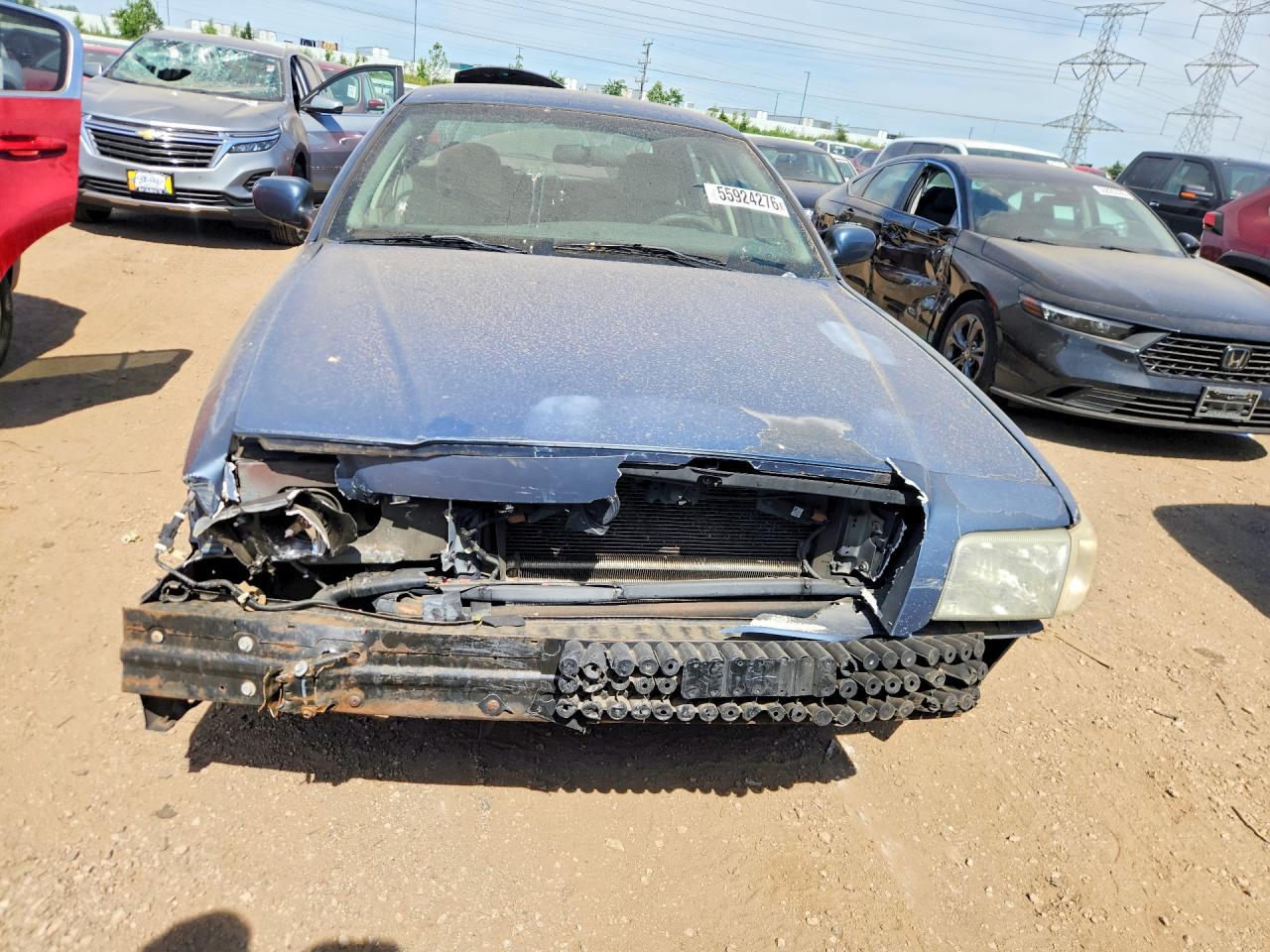 2007 Mercury Grand Marquis Gs Синий vin: 2MEFM74V97X618893