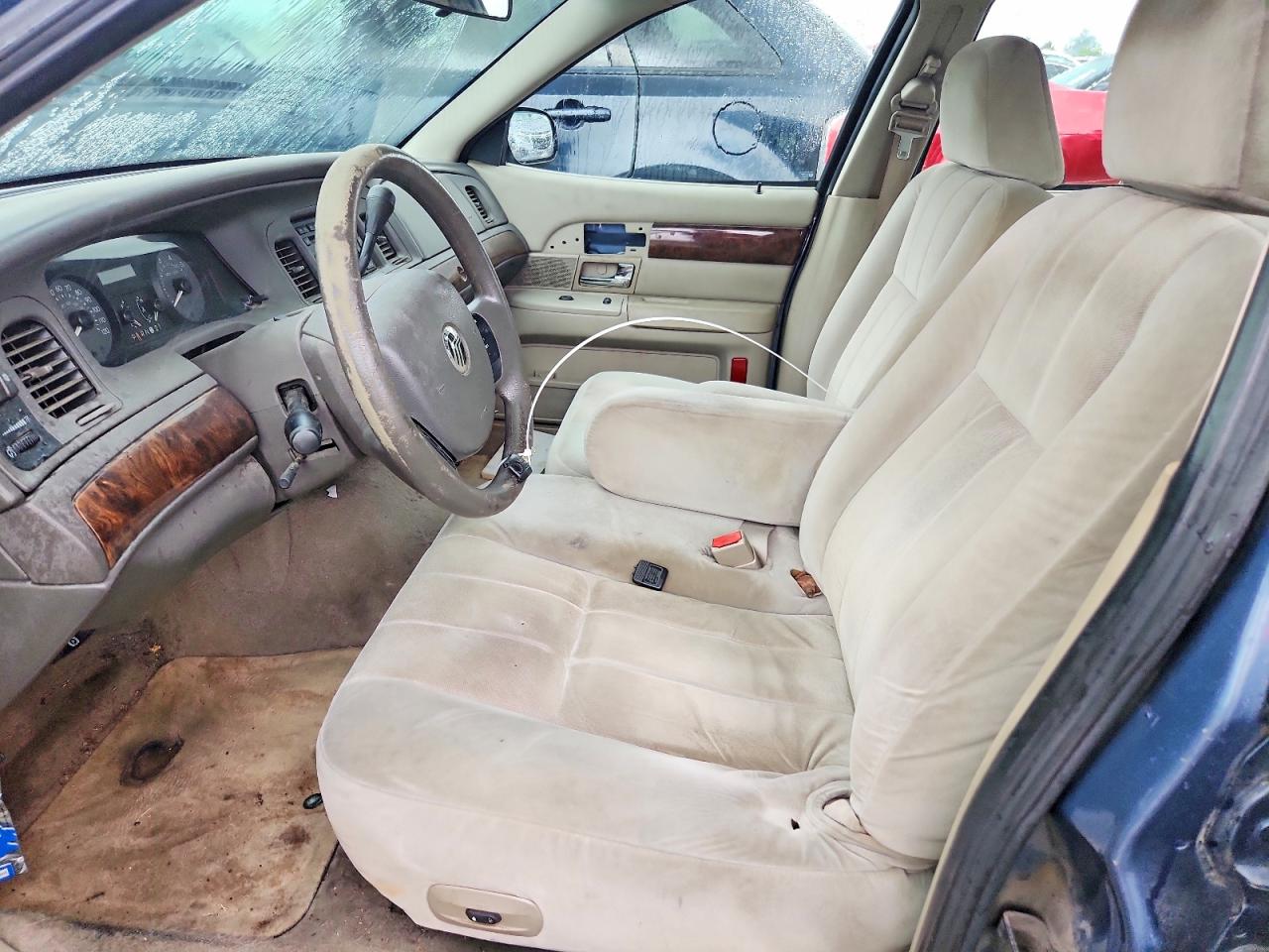 2007 Mercury Grand Marquis Gs Синий vin: 2MEFM74V97X618893