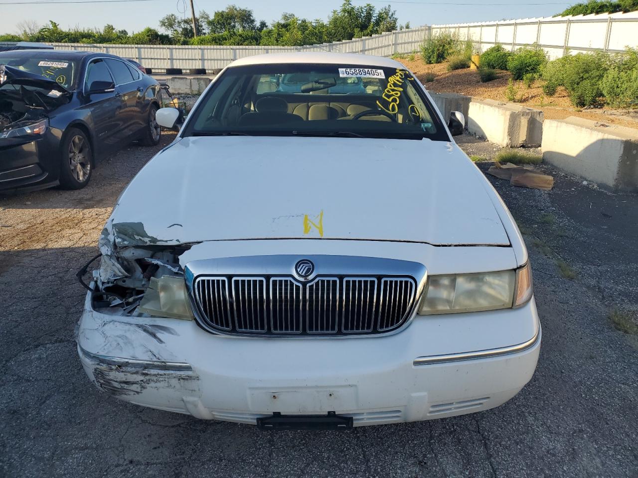 2002 Mercury Grand Marquis Gs White vin: 2MEFM74W02X656272