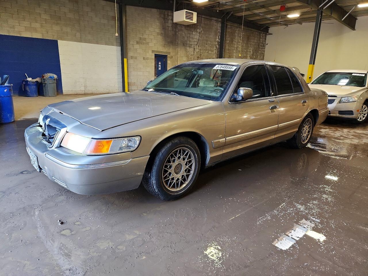 2002 Mercury Grand Marquis Gs Beige vin: 2MEFM74W02X664503