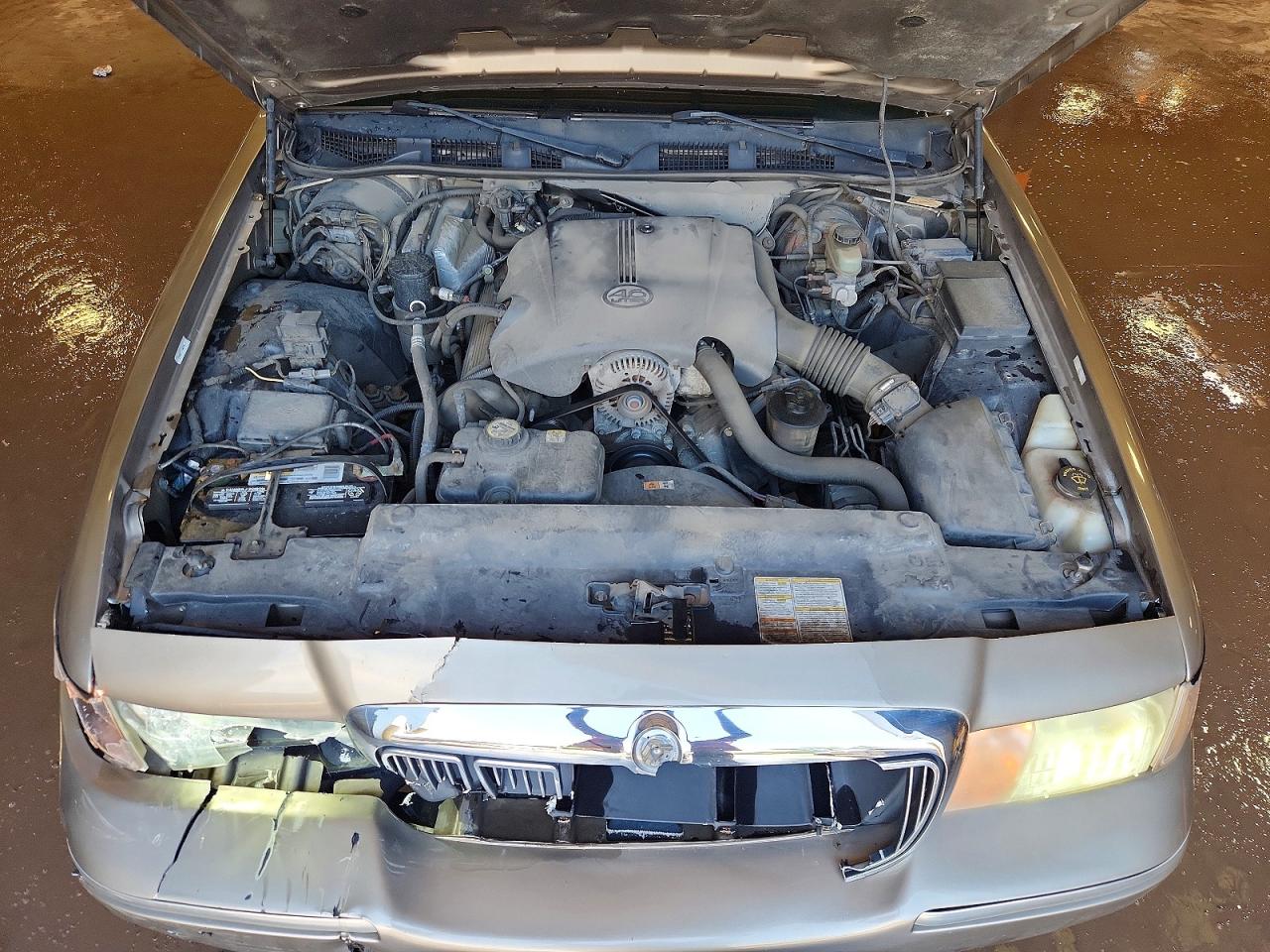 2002 Mercury Grand Marquis Gs Beige vin: 2MEFM74W02X664503