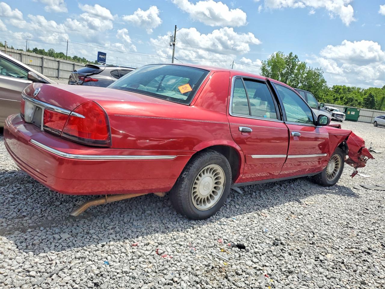 2000 Mercury Grand Marquis Gs Burgundy vin: 2MEFM74W0YX662811