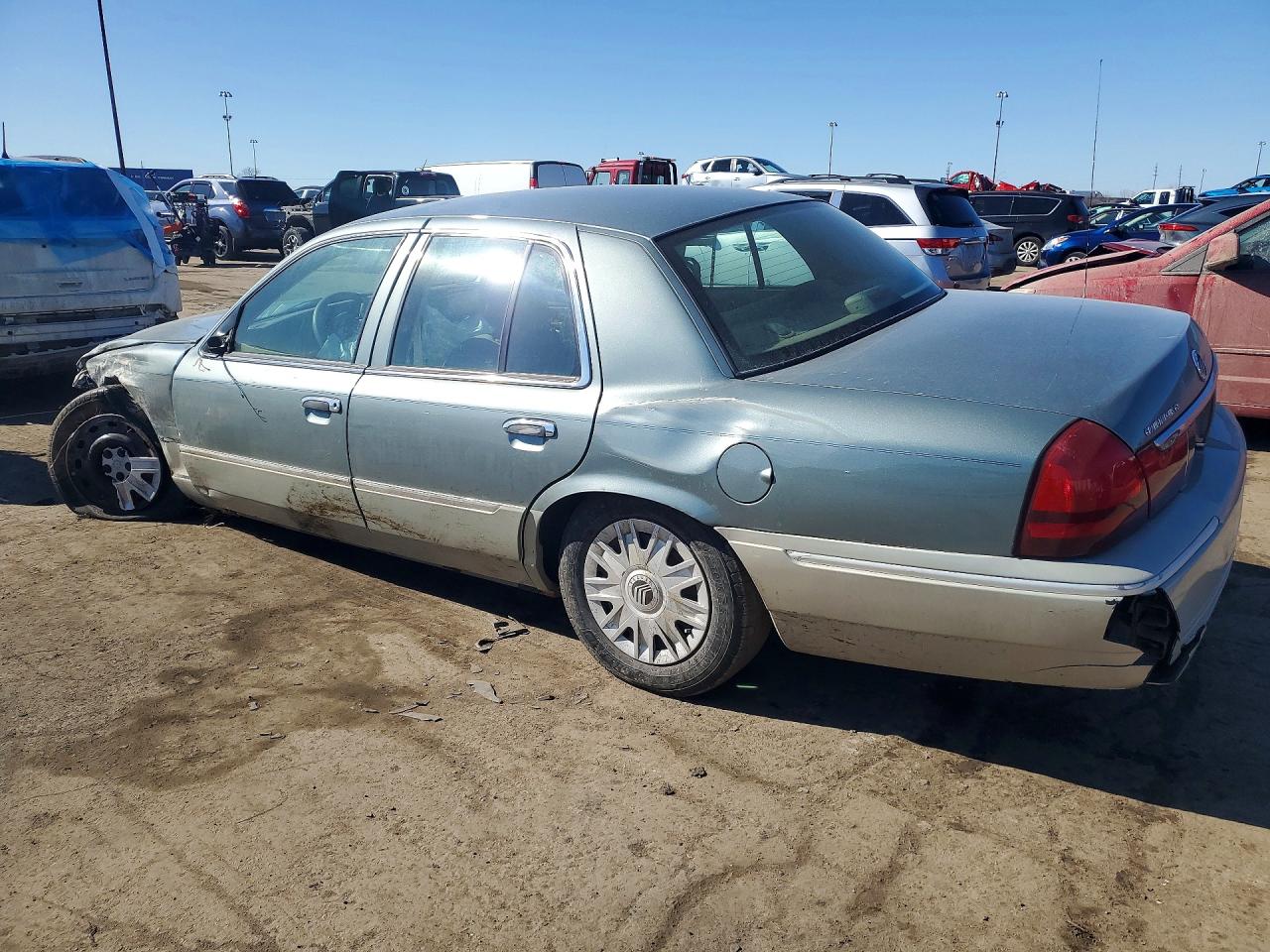 2005 Mercury Grand Marquis Gs Teal vin: 2MEFM74W15X604170