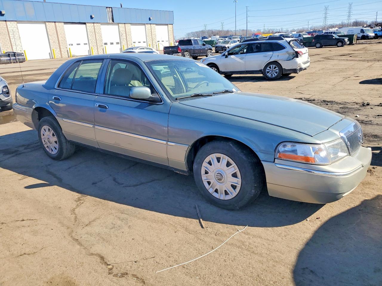 2005 Mercury Grand Marquis Gs Teal vin: 2MEFM74W15X604170