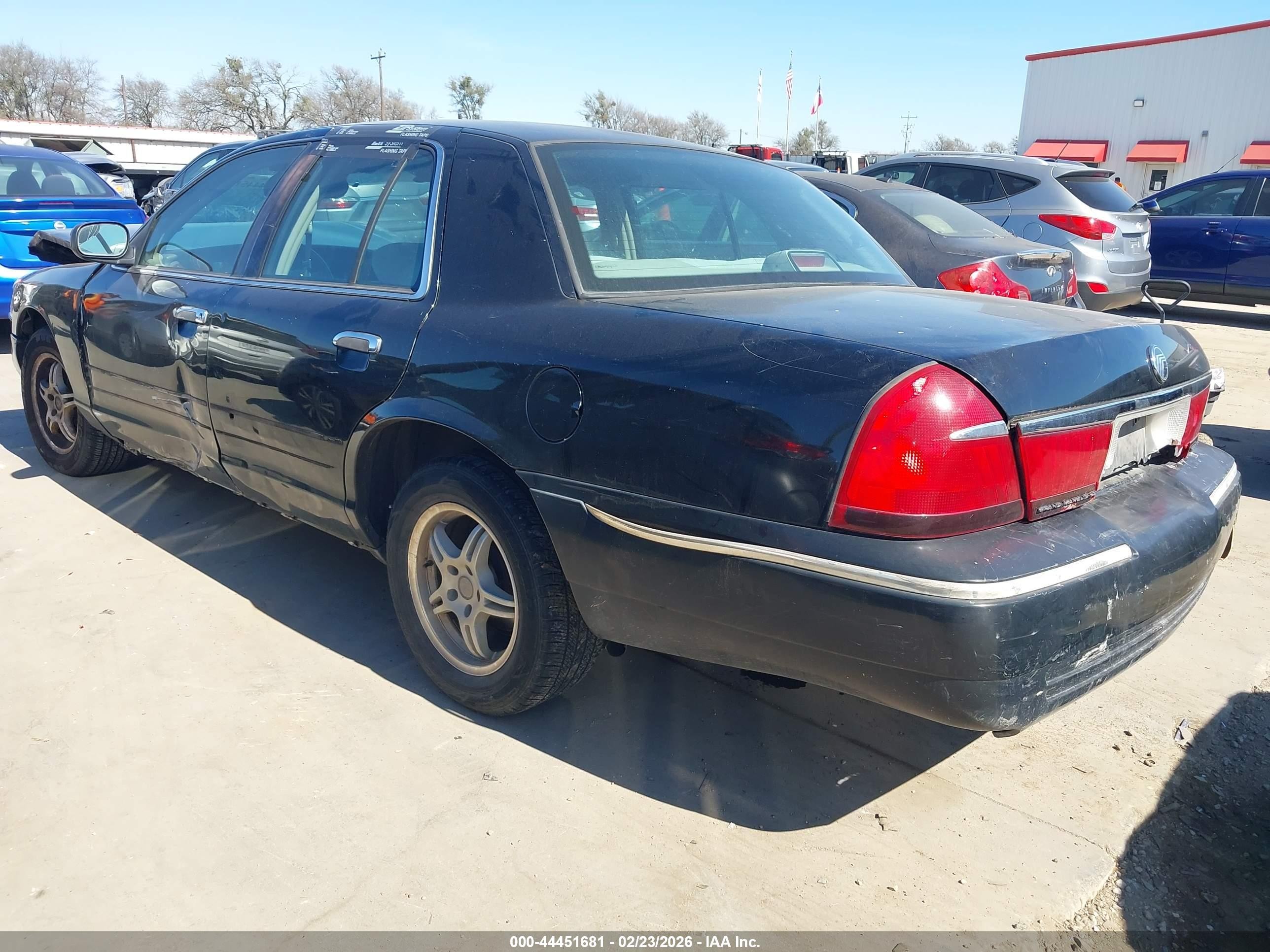 1998 Mercury Grand Marquis   Black vin: 2MEFM74W1WX648316