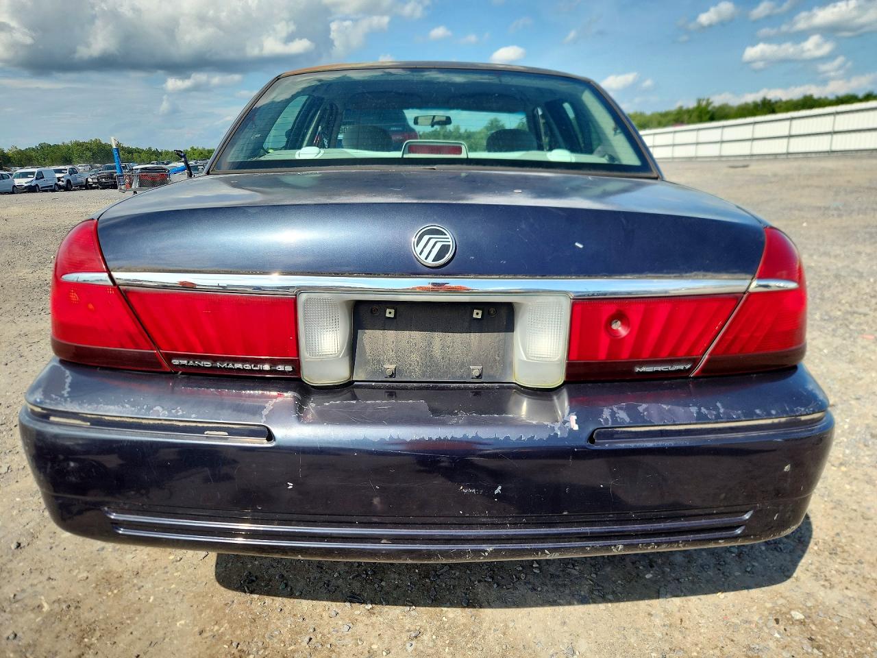 2000 Mercury Grand Marquis Gs Blue vin: 2MEFM74W1YX743039