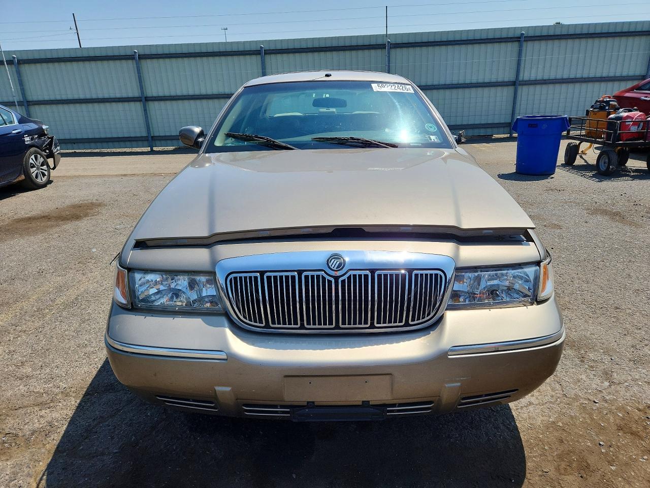 2001 Mercury Grand Marquis Gs Tan vin: 2MEFM74W21X623613