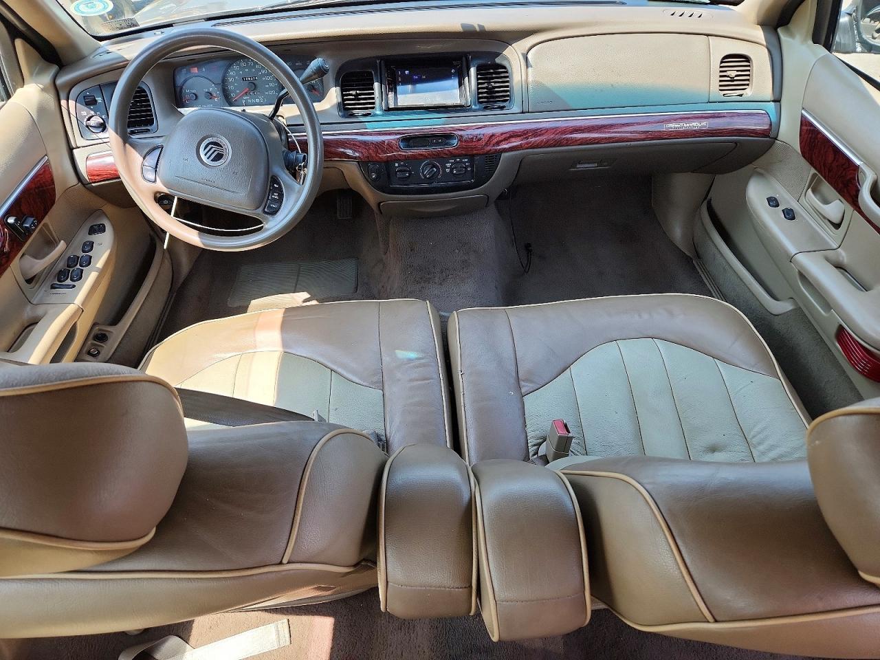 2001 Mercury Grand Marquis Gs Tan vin: 2MEFM74W21X623613