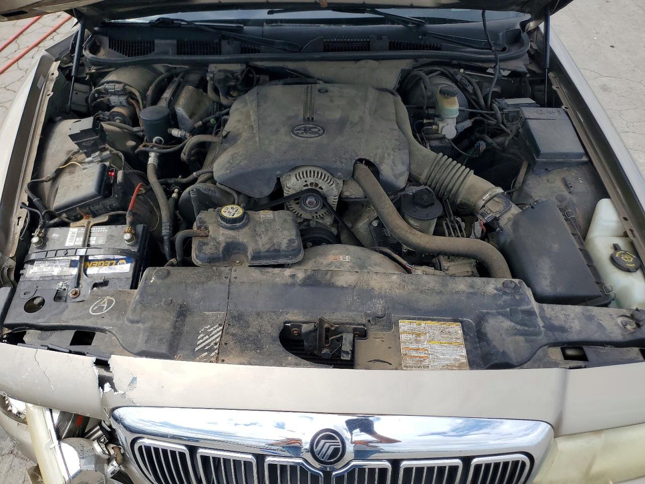 2002 Mercury Grand Marquis Gs Tan vin: 2MEFM74W22X608577