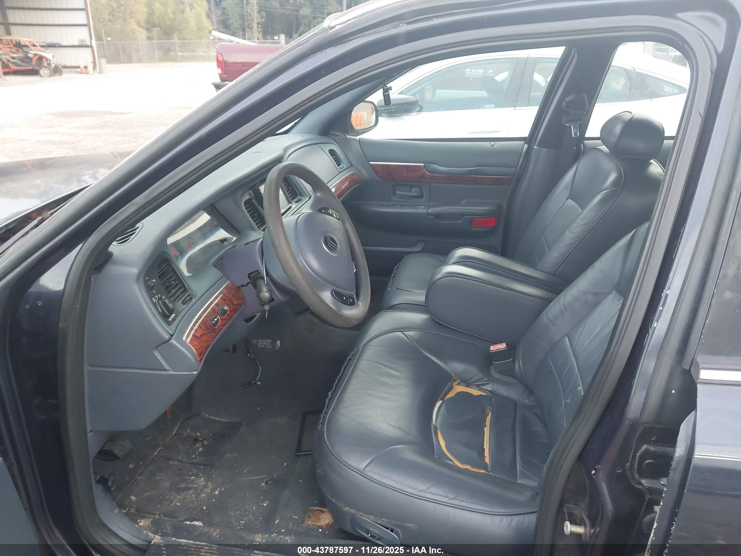 2002 Mercury Grand Marquis Gs Black vin: 2MEFM74W22X631888