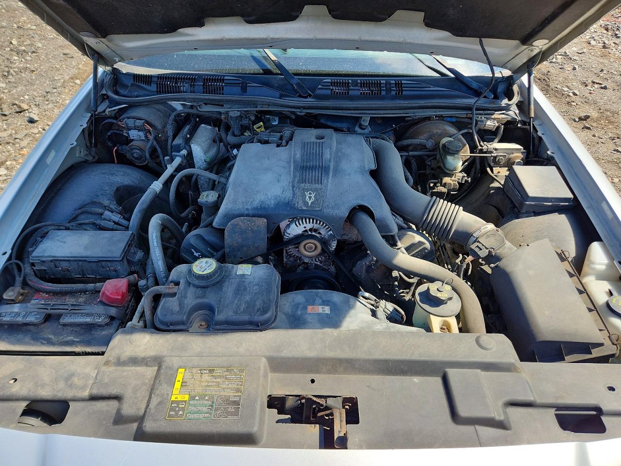 2003 Mercury Grand Marquis Gs Silver vin: 2MEFM74W23X647686