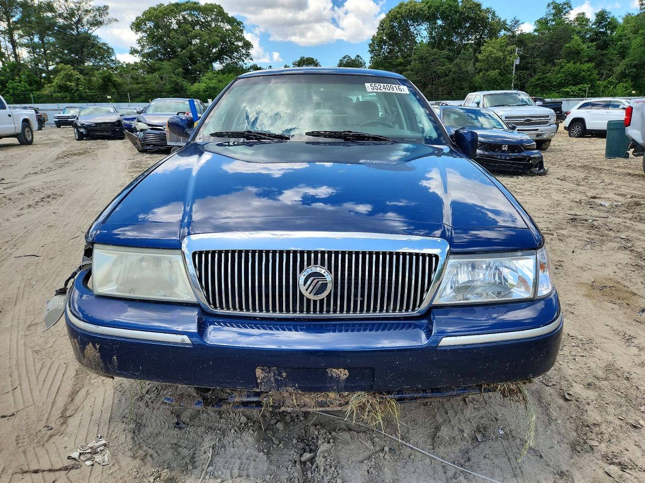 2004 Mercury Grand Marquis Gs Blue vin: 2MEFM74W24X623826