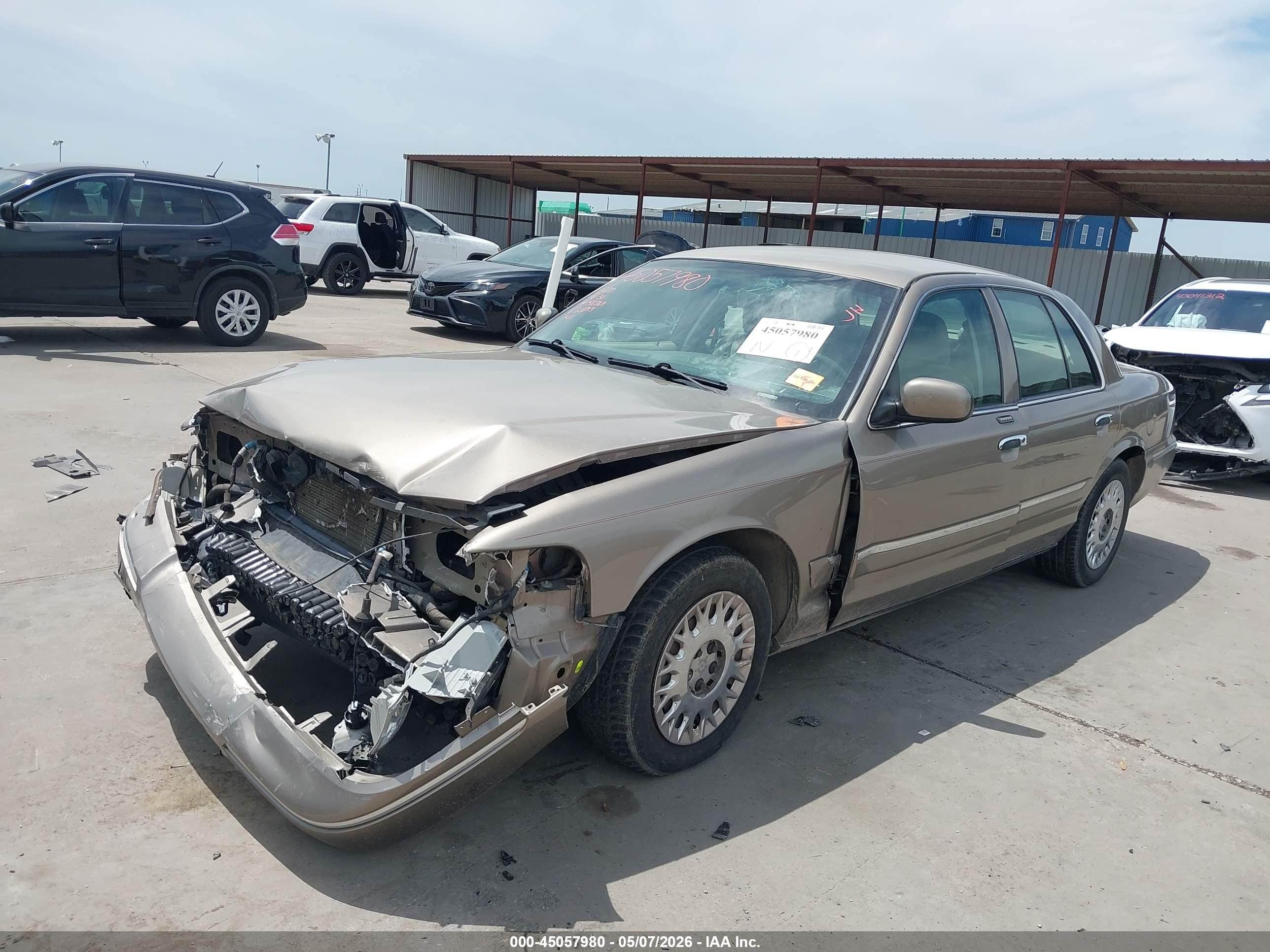 2004 Mercury Grand Marquis Gs Brown vin: 2MEFM74W24X630033