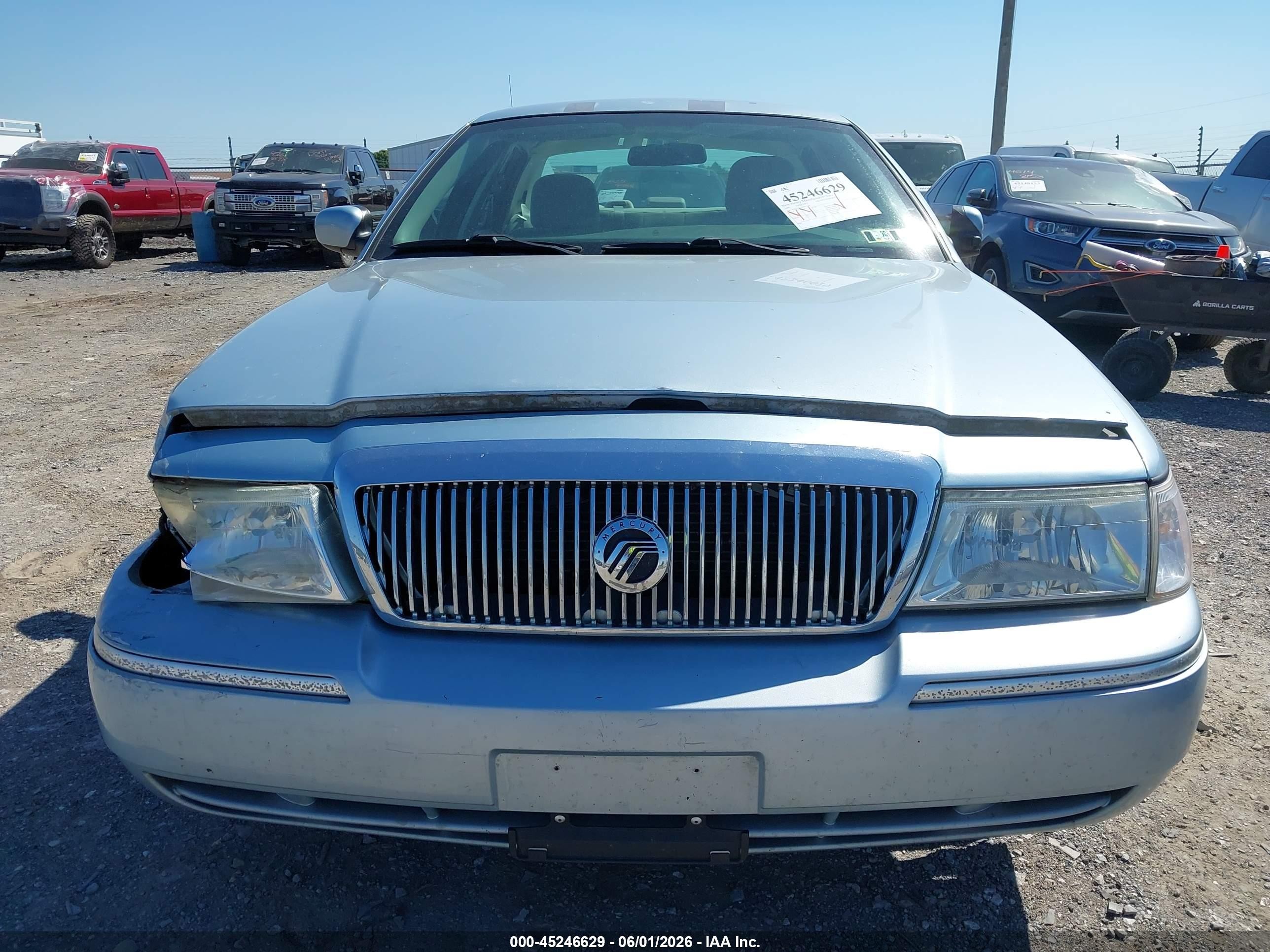 2005 Mercury Grand Marquis Gs Light Blue vin: 2MEFM74W25X622192