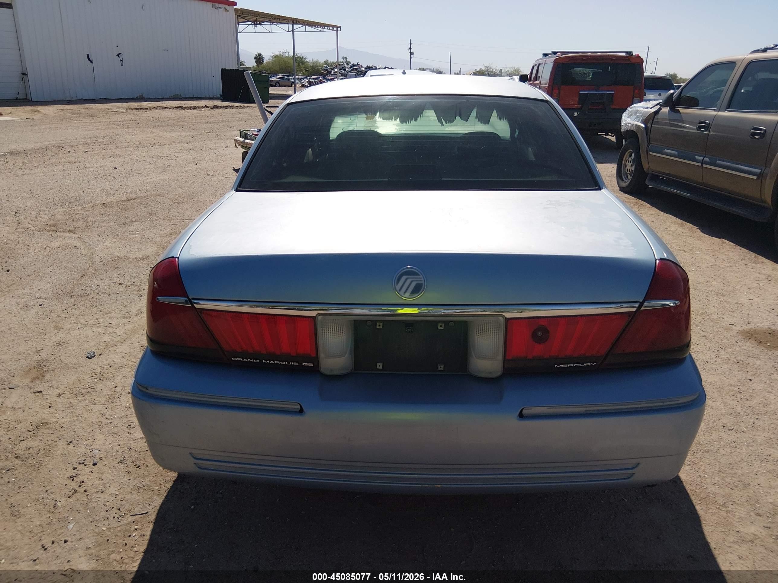 1998 Mercury Grand Marquis   Blue vin: 2MEFM74W2WX601487