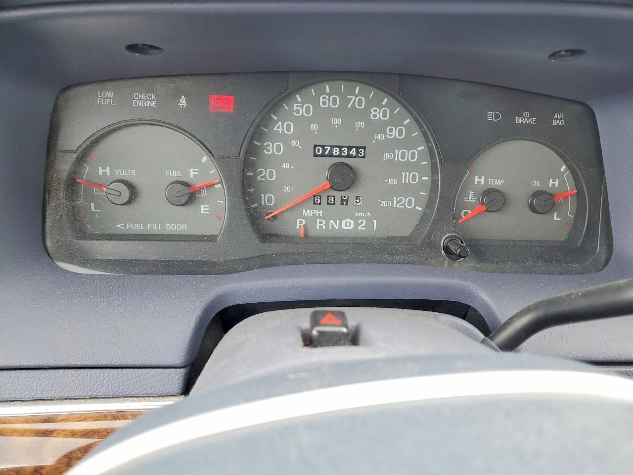 1998 Mercury Grand Marquis Blue vin: 2MEFM74W2WX616572