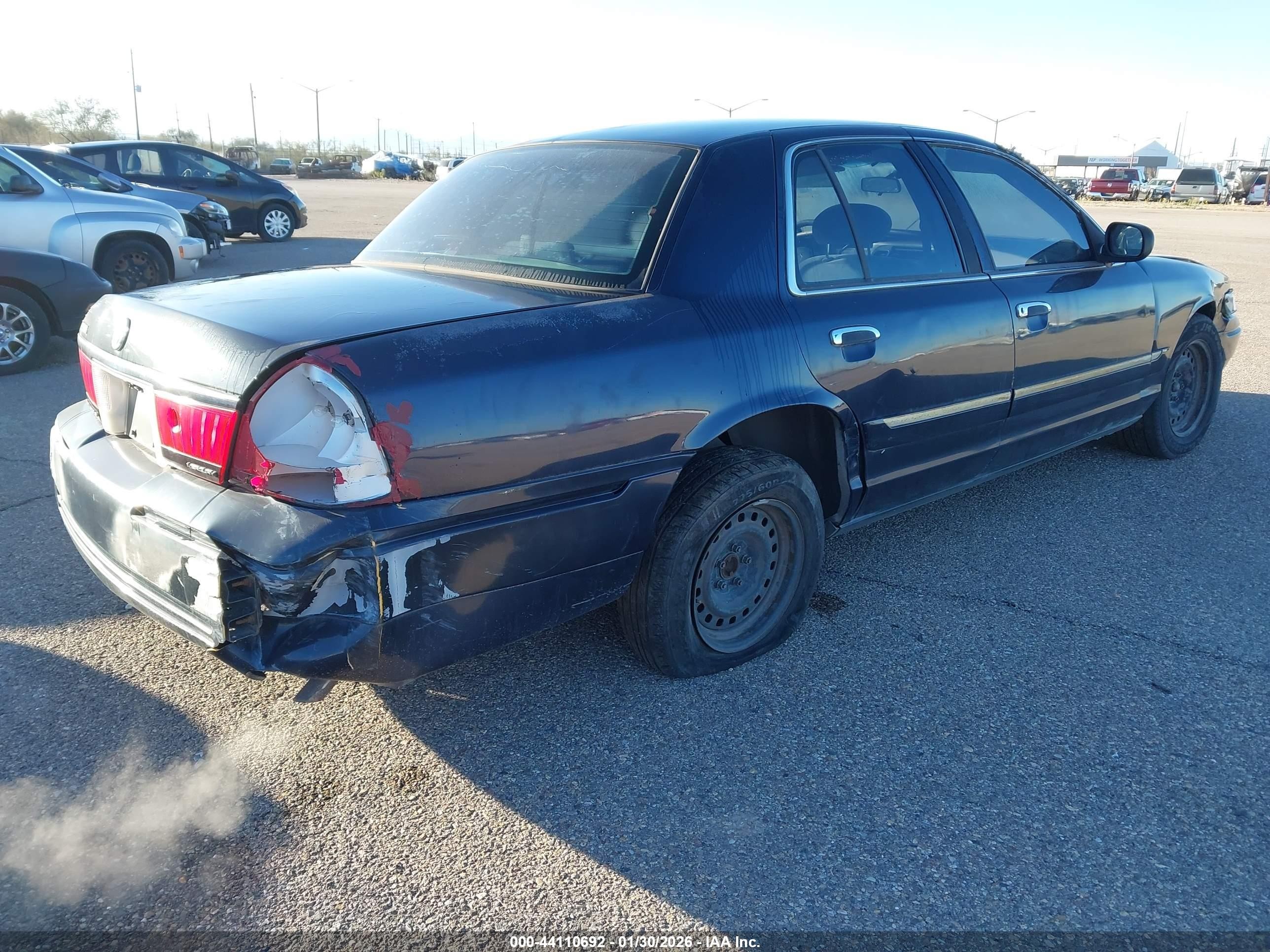 2000 Mercury Grand Marquis Gs Dark Blue vin: 2MEFM74W2YX644424