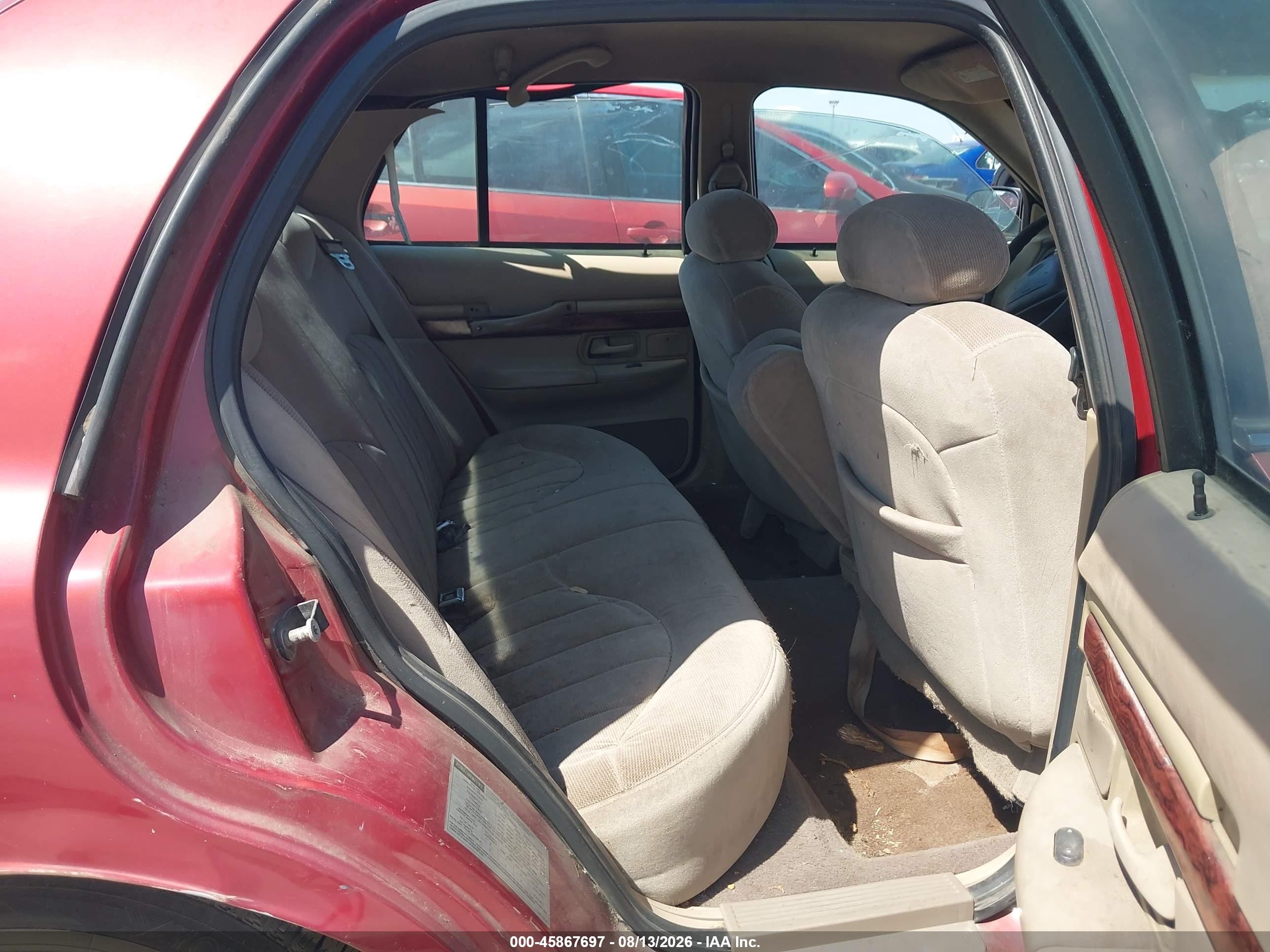 2000 Mercury Grand Marquis Gs Maroon vin: 2MEFM74W2YX720188