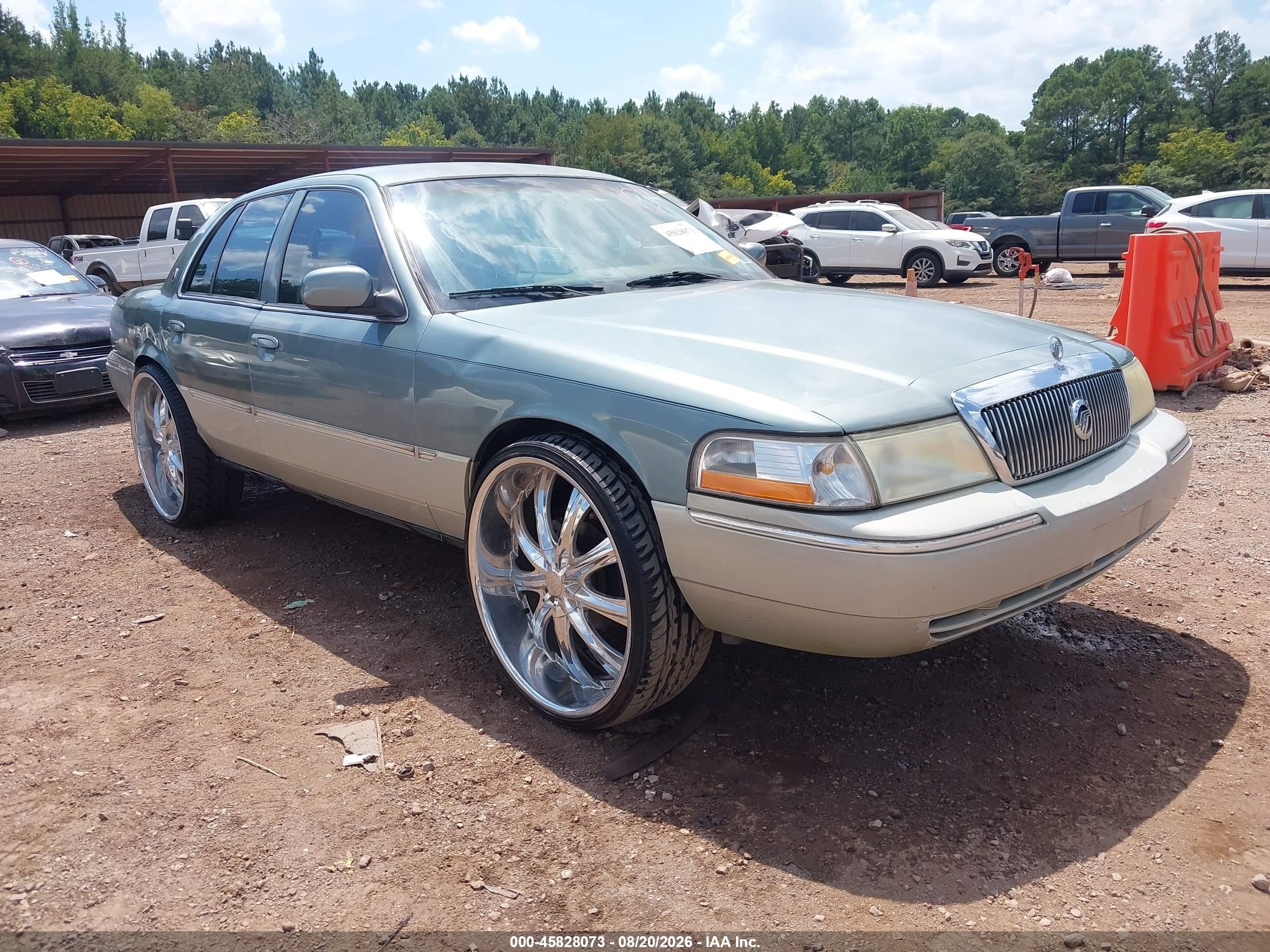 2005 Mercury Grand Marquis Gs Green vin: 2MEFM74W35X661860