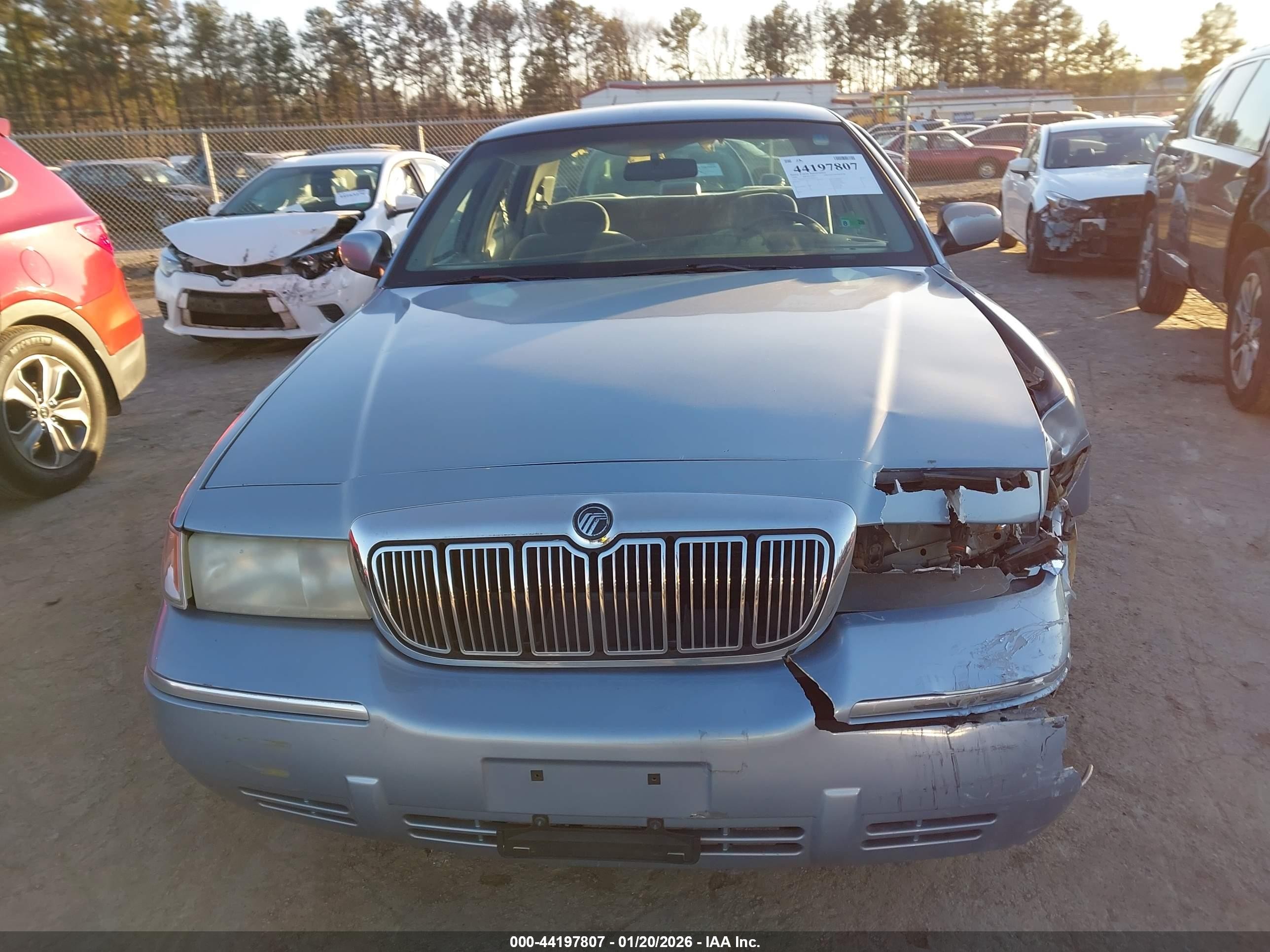 1998 Mercury Grand Marquis   Light Blue vin: 2MEFM74W3WX607234