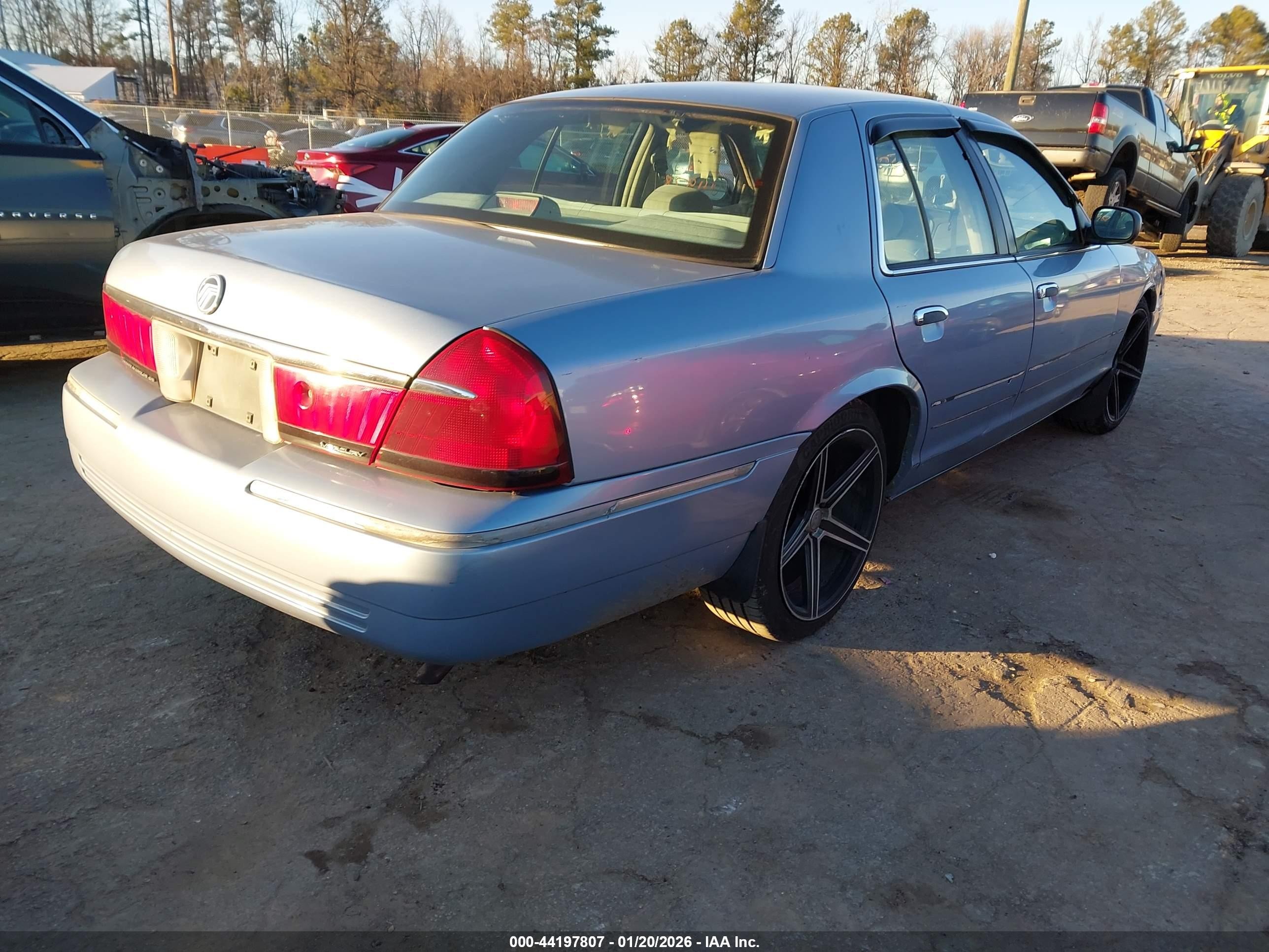 1998 Mercury Grand Marquis   Light Blue vin: 2MEFM74W3WX607234