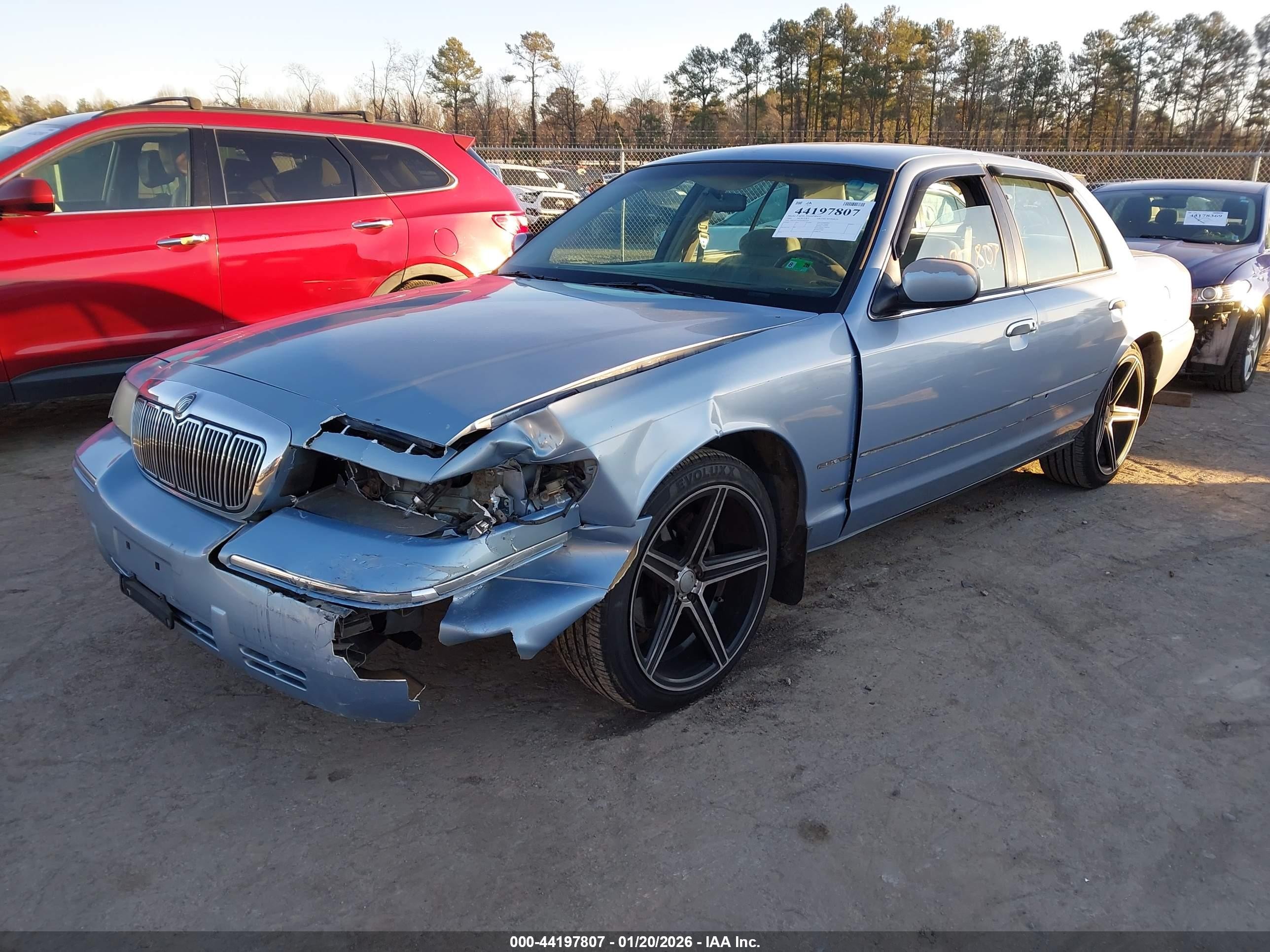 1998 Mercury Grand Marquis   Light Blue vin: 2MEFM74W3WX607234