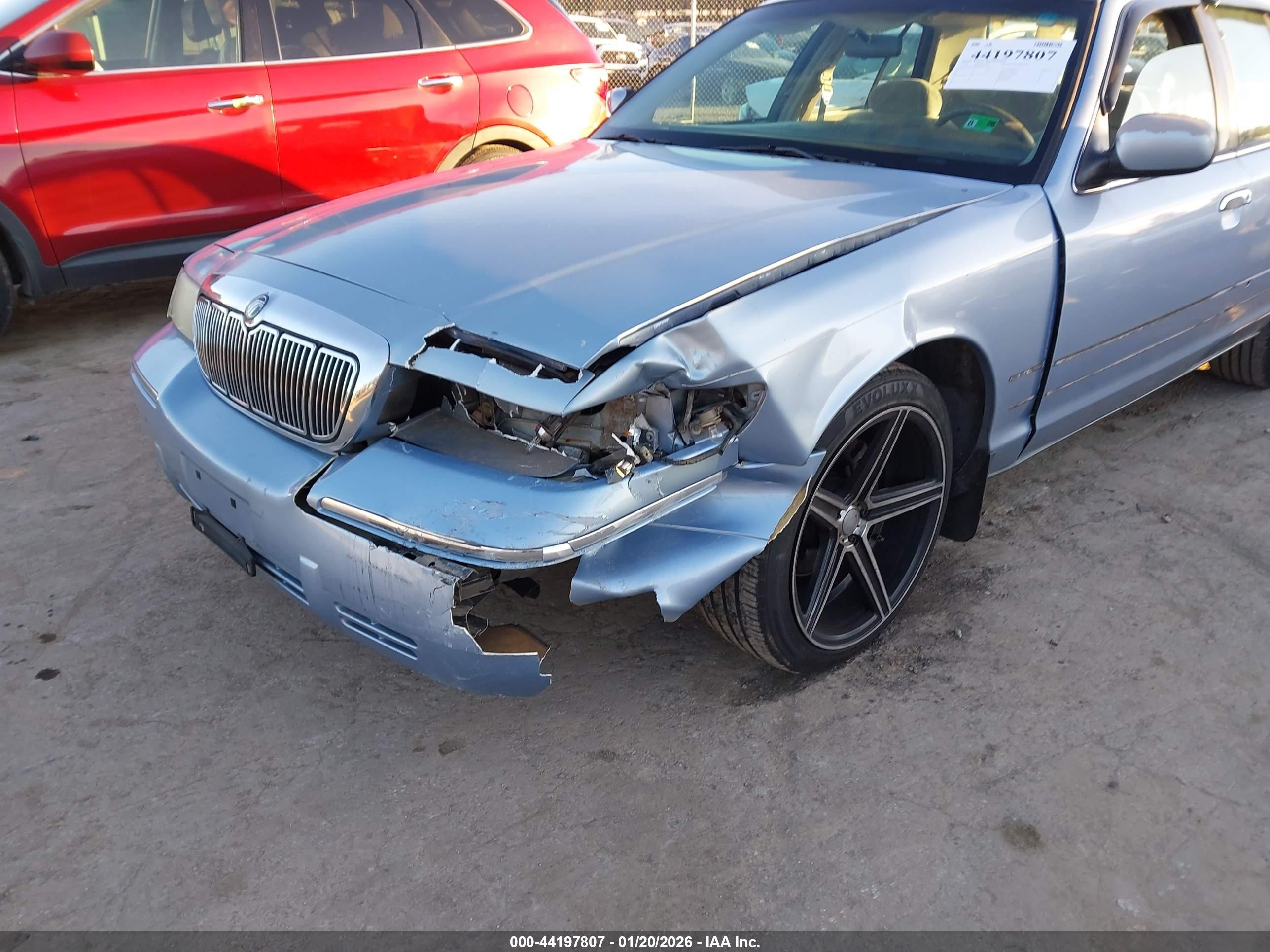 1998 Mercury Grand Marquis   Light Blue vin: 2MEFM74W3WX607234