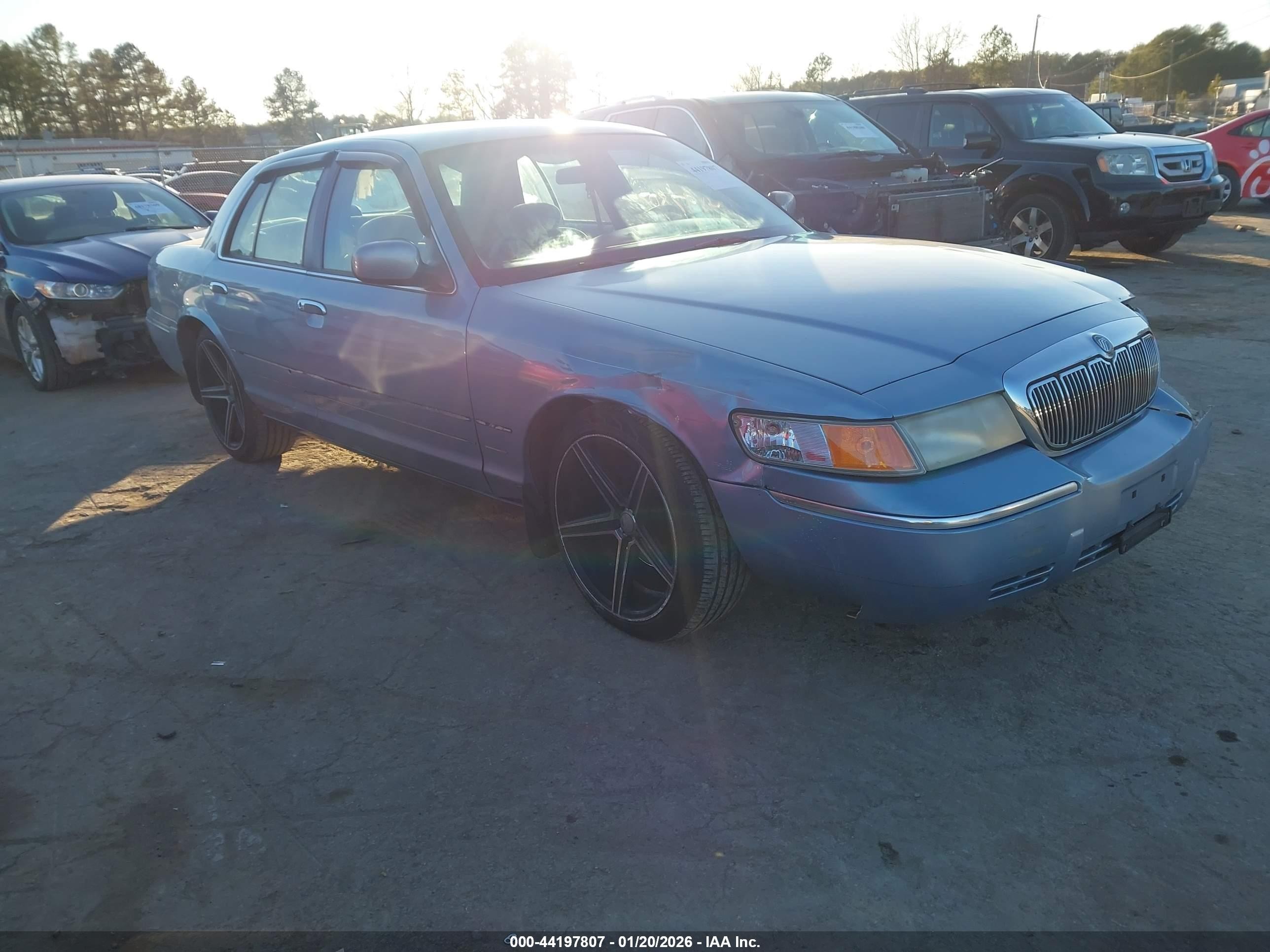 1998 Mercury Grand Marquis   Light Blue vin: 2MEFM74W3WX607234