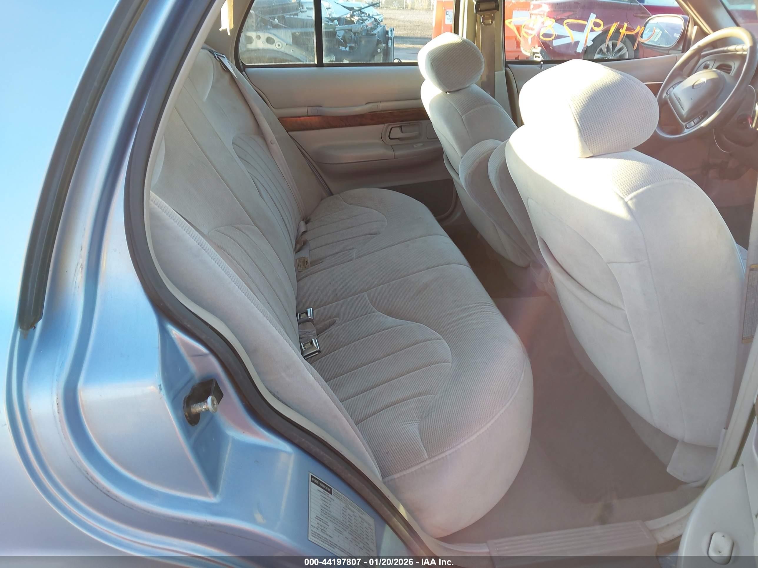 1998 Mercury Grand Marquis   Light Blue vin: 2MEFM74W3WX607234