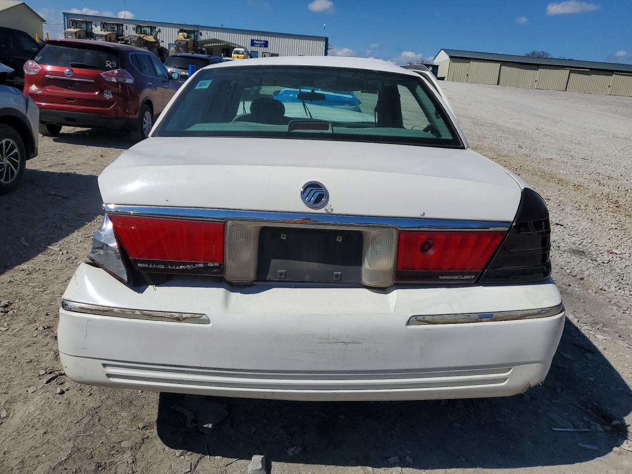 1999 Mercury Grand Marquis Gs White vin: 2MEFM74W3XX700403