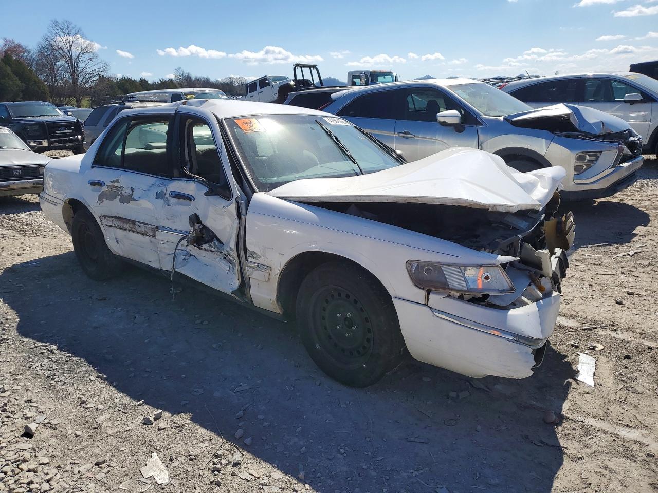 1999 Mercury Grand Marquis Gs White vin: 2MEFM74W3XX700403