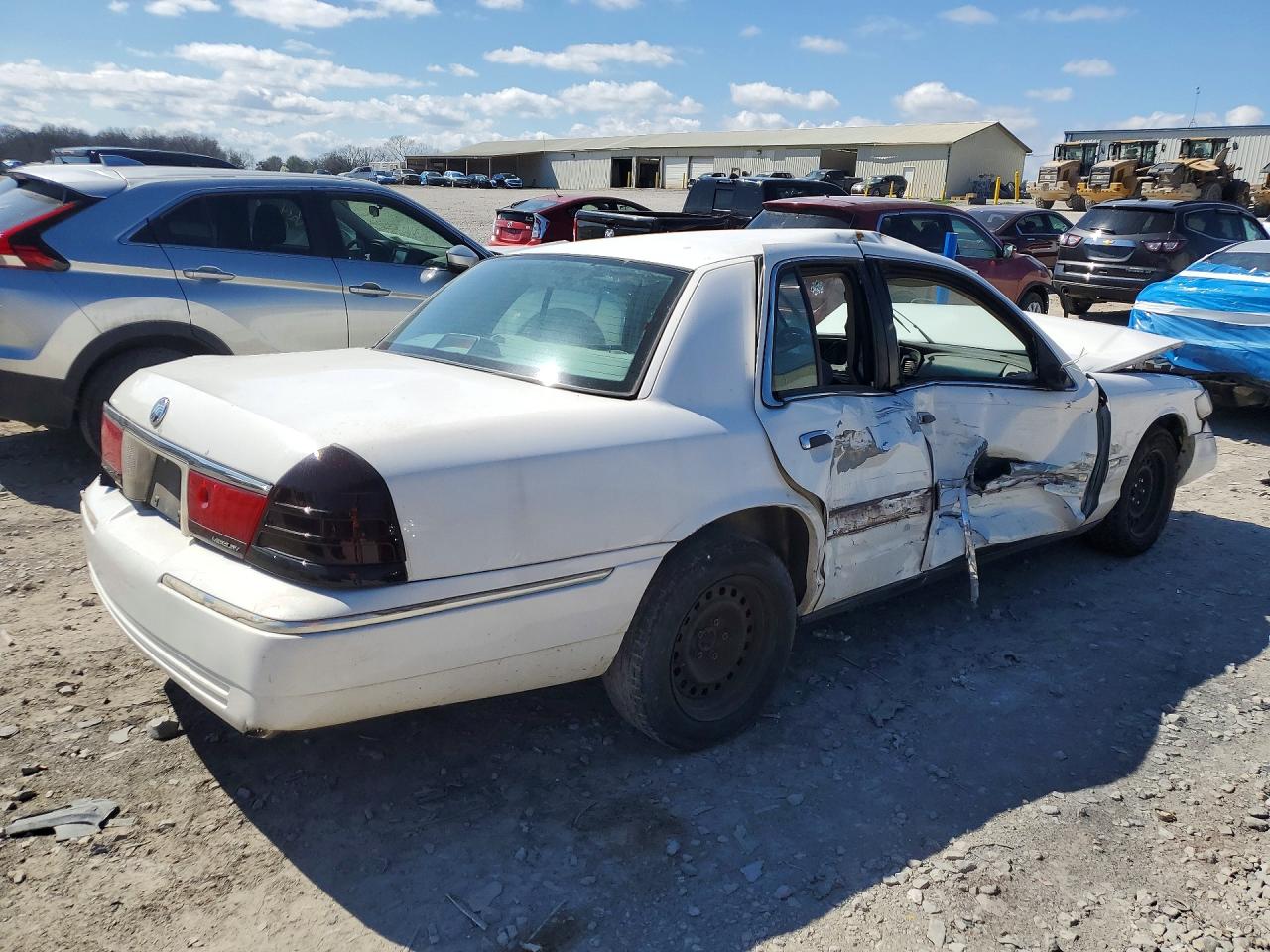 1999 Mercury Grand Marquis Gs White vin: 2MEFM74W3XX700403