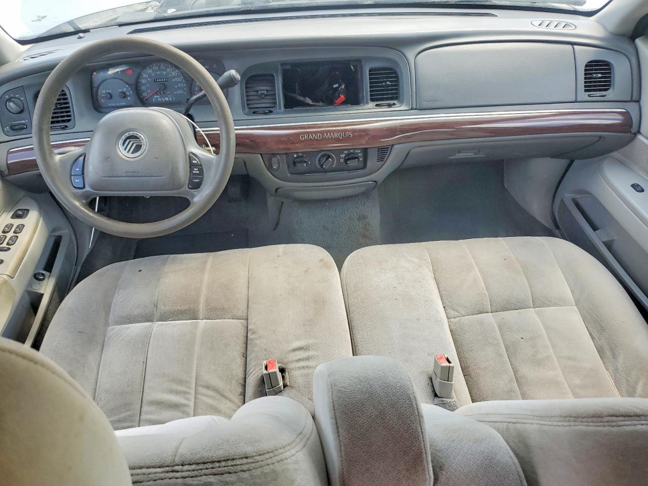 2003 Mercury Grand Marquis Gs Silver vin: 2MEFM74W43X687347