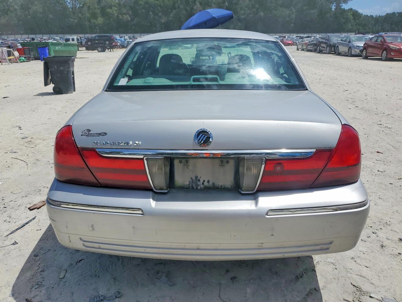 2003 Mercury Grand Marquis Gs Silver vin: 2MEFM74W43X687347