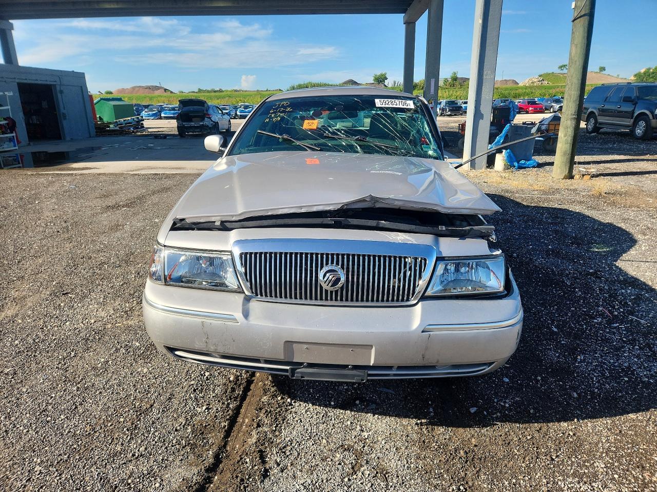2003 Mercury Grand Marquis Gs Silver vin: 2MEFM74W43X703207